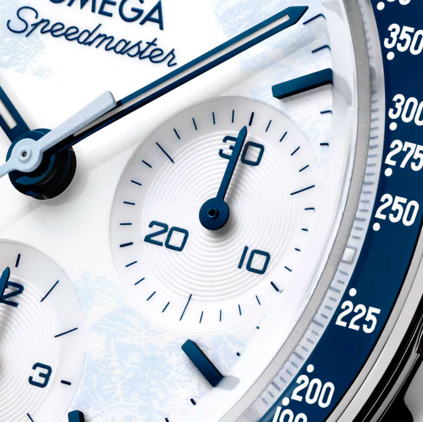 Contador de 30 minutos del Omega Speedmaster 38 mm Milano Cortina 2026