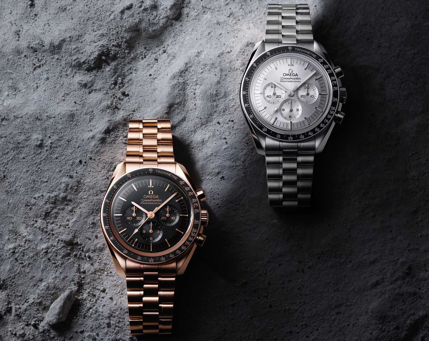 Los modelos de oro del Omega Speedmaster Moonwatch