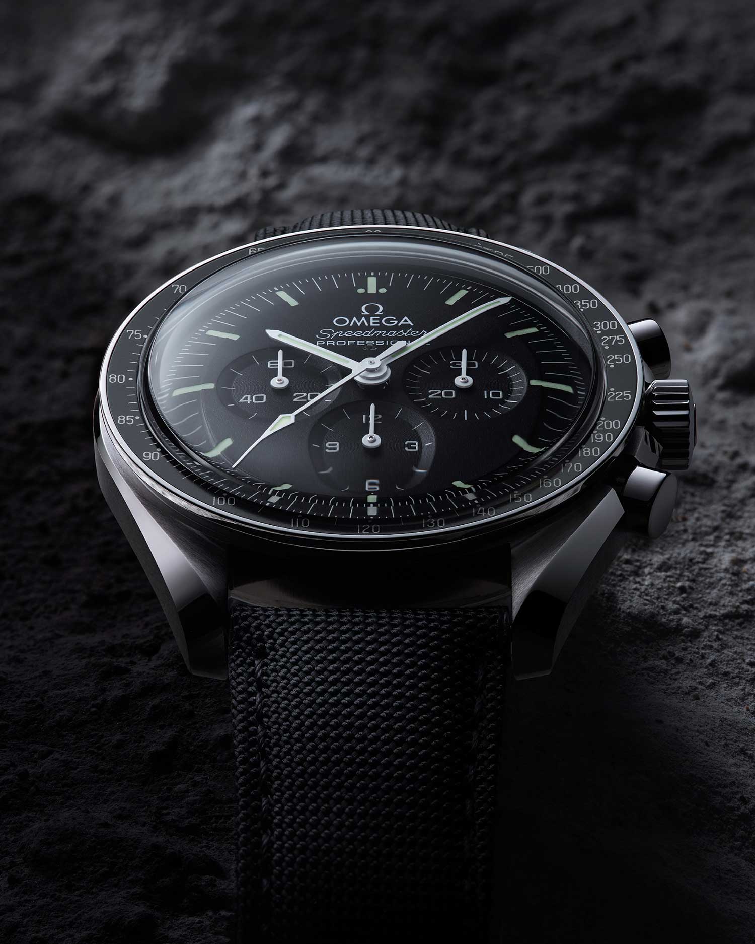 Otra vista del Omega Speedmaster Moonwatch