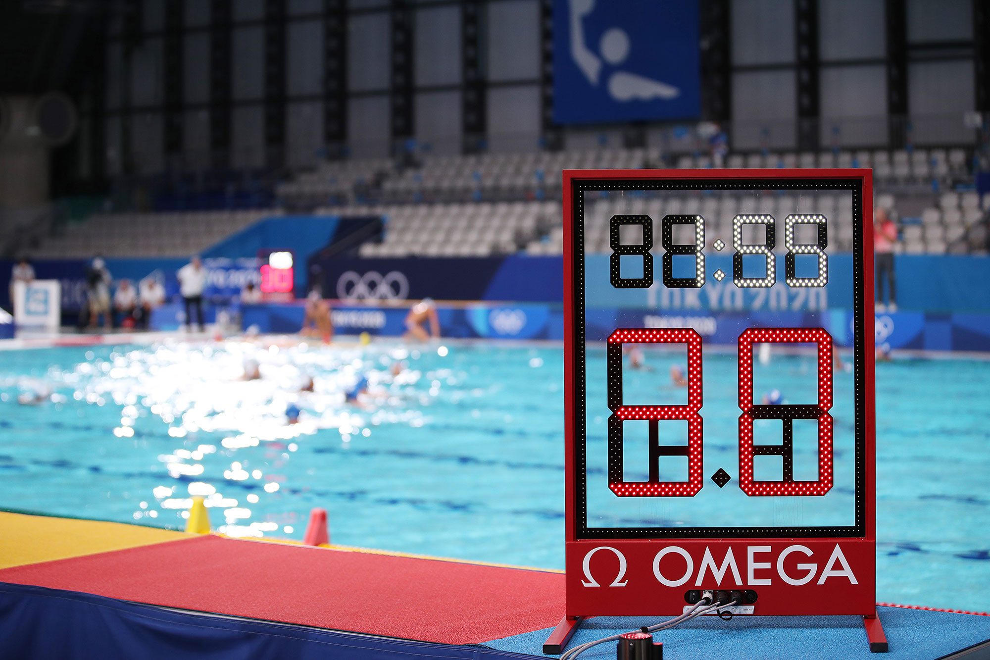 Omega deportes acuáticos contador de disparos waterpolo