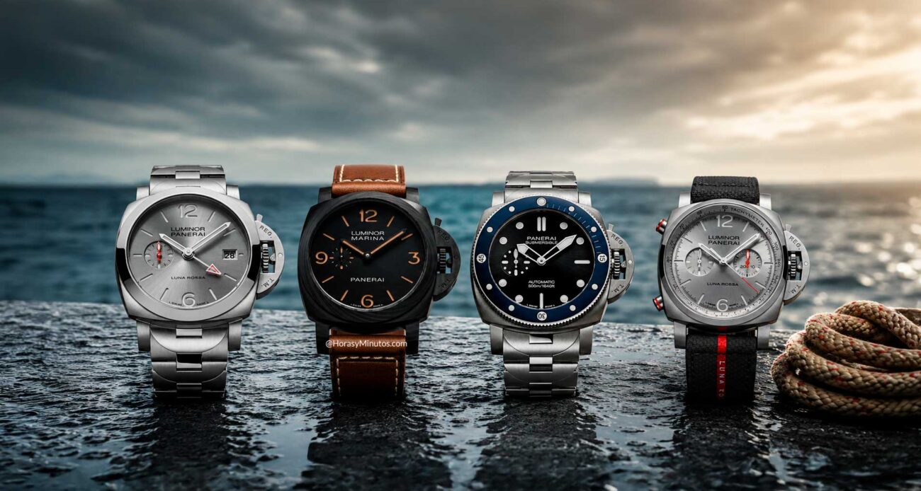 4 modelos de Panerai