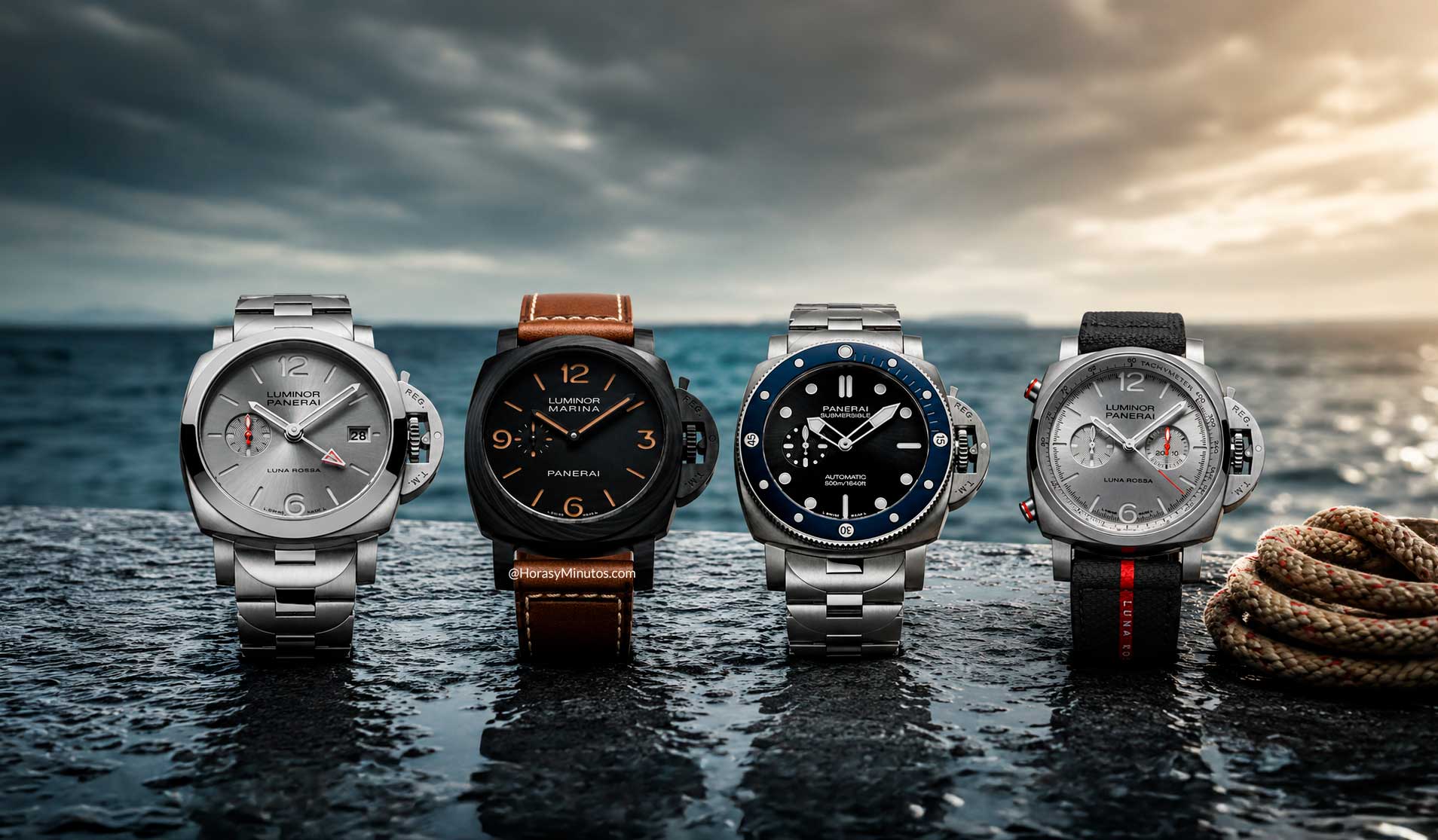 4 modelos de Panerai