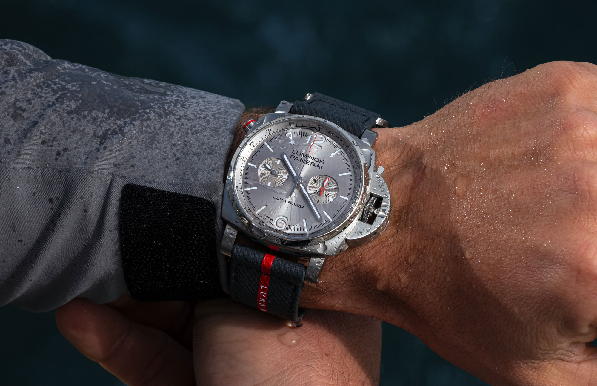 Así queda el Panerai Luminor Luna Rossa Chrono PAM01768