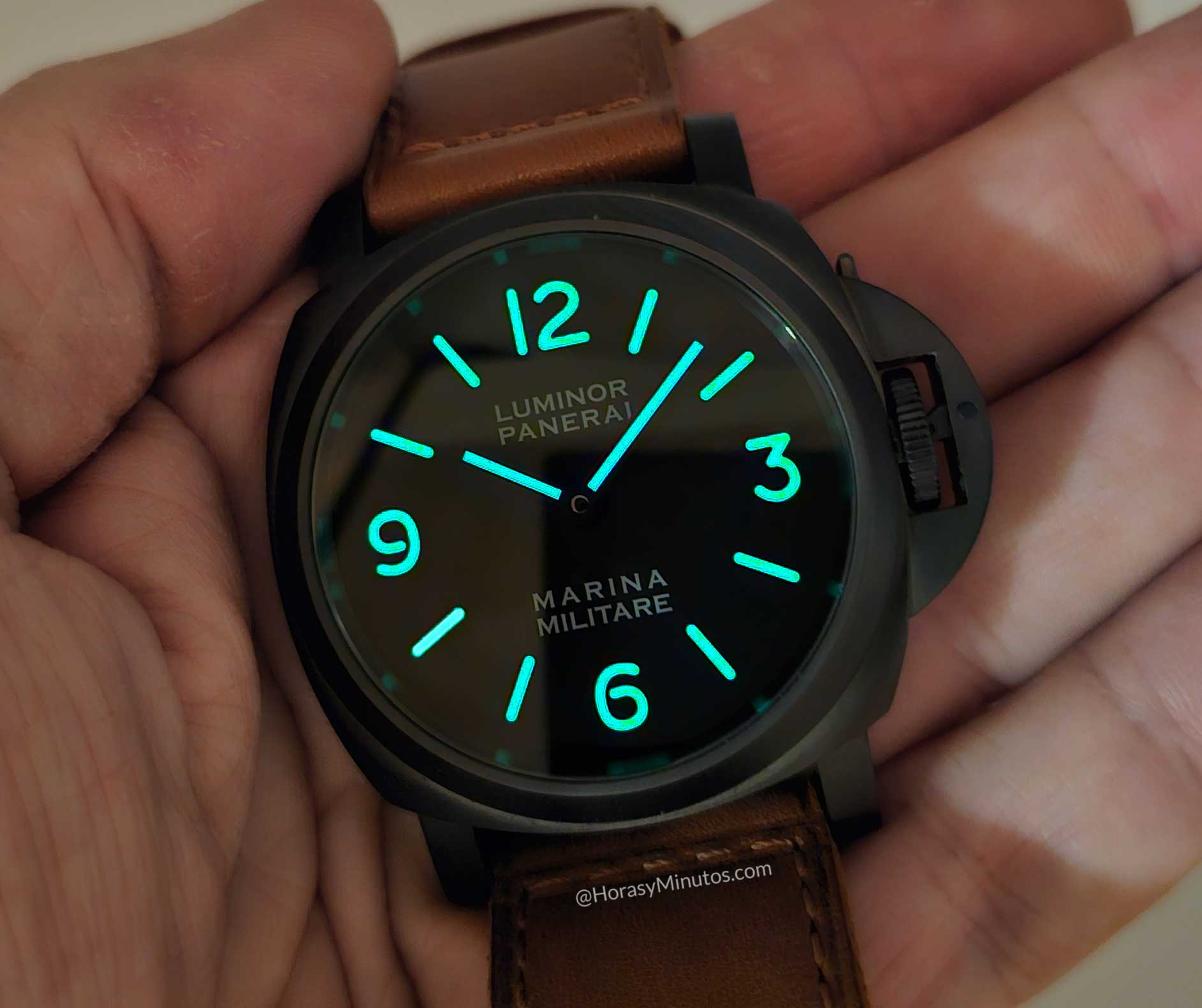 Super-LumiNova del Panerai Luminor Marina Militare PAM05218
