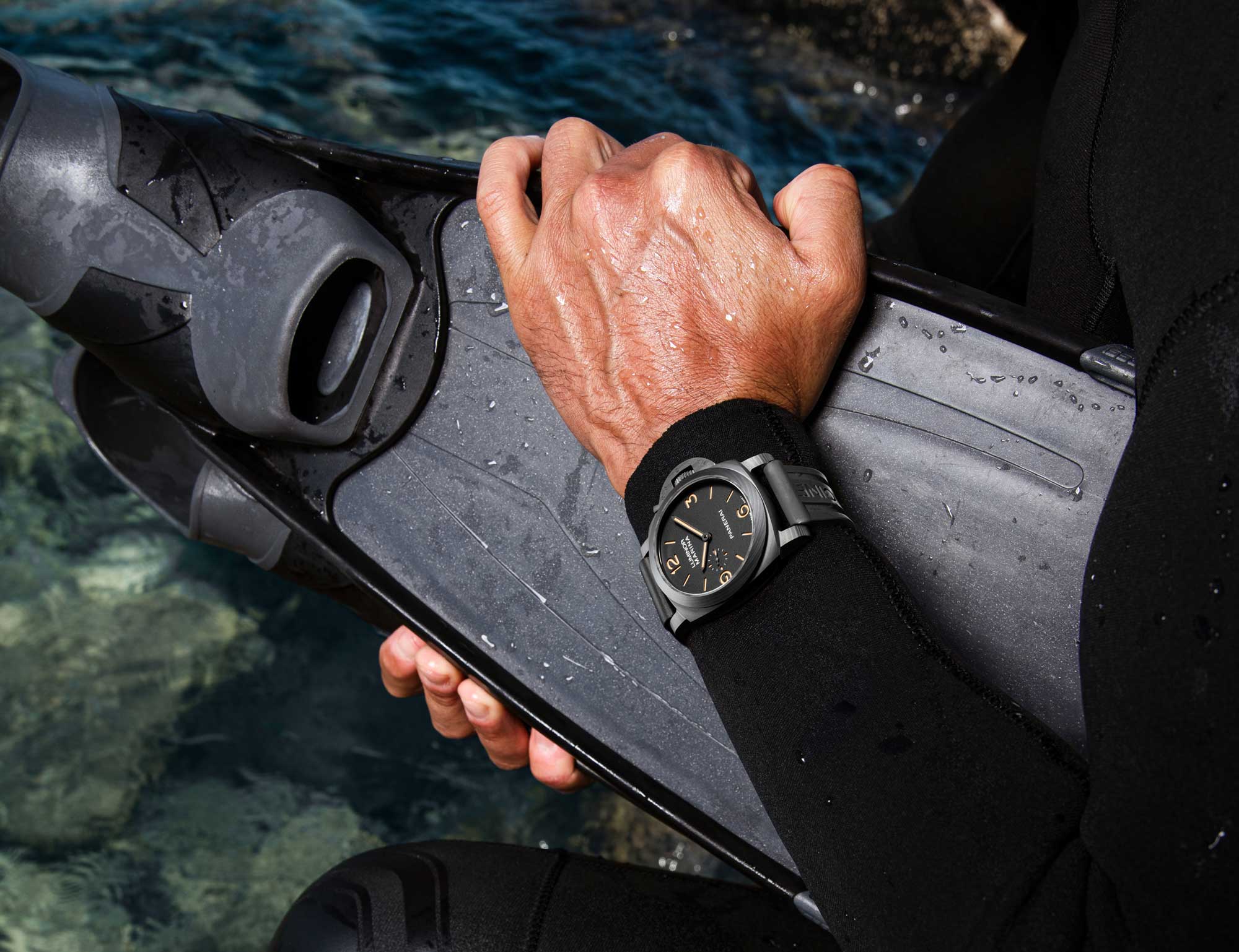 El Panerai Luminor Marina PAM01707, en la muñeca
