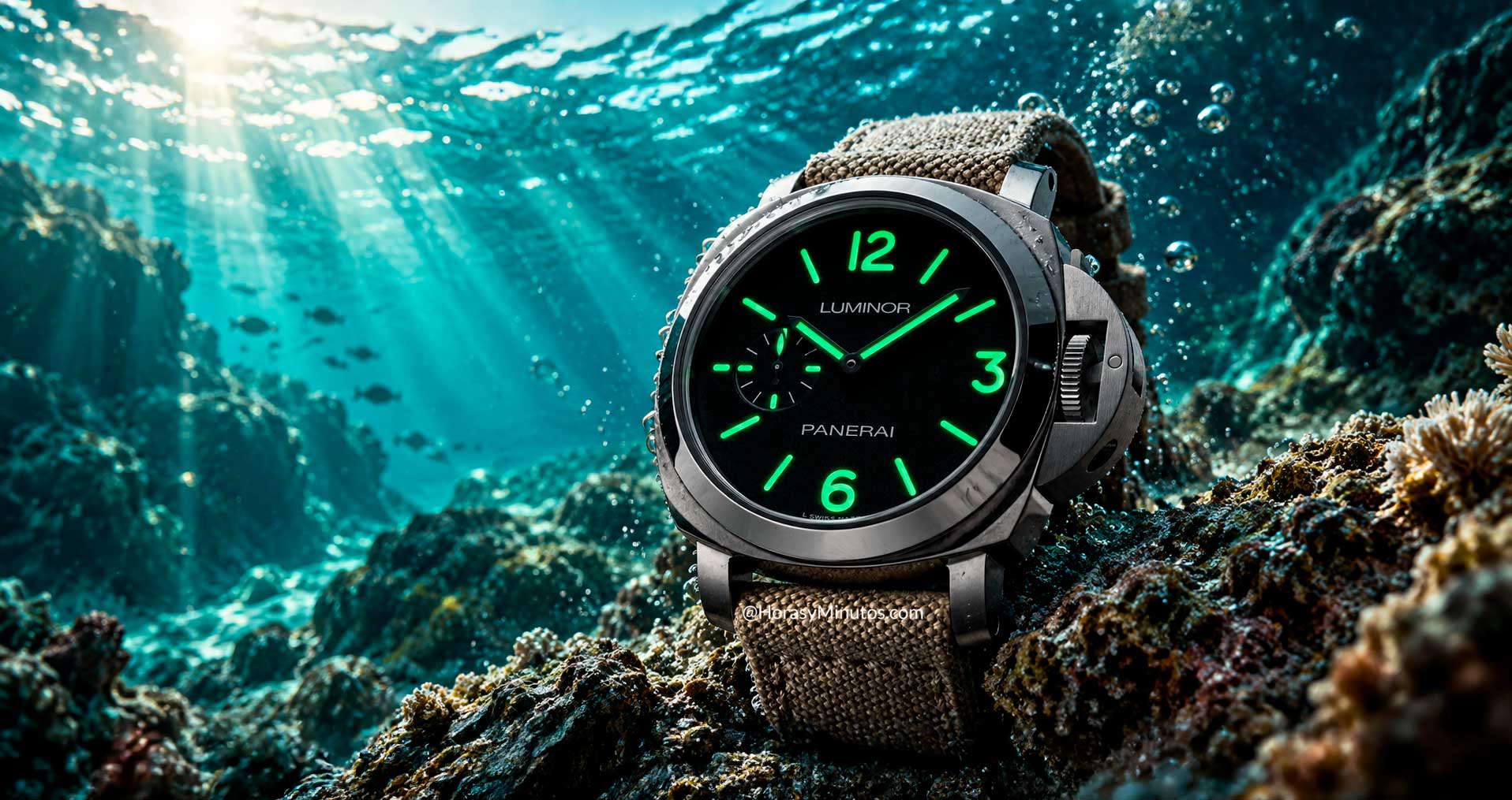 Tratamiento con Super-Luminova del Panerai Luminor PAM01710 42 mm