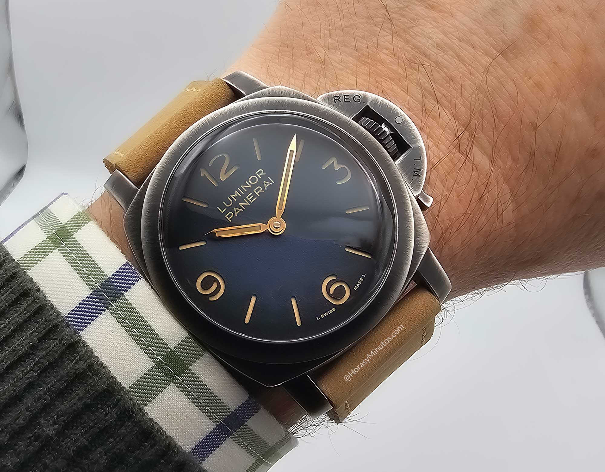 Así queda el Panerai Luminor Venticinque PAM02025