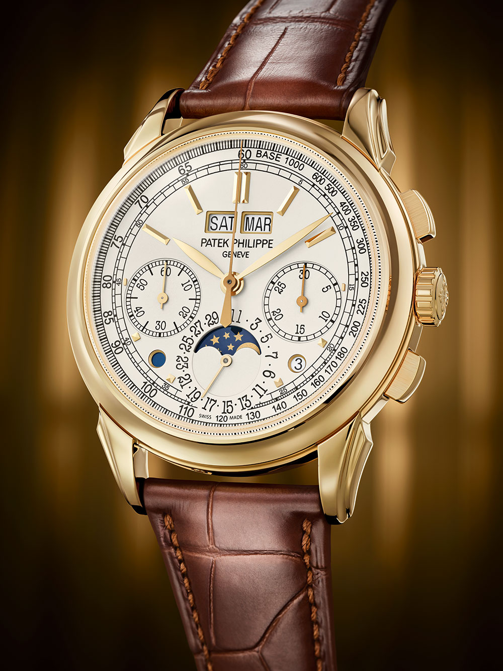 Patek Philippe Perpetual Calendar Chronograph 5270J 001 Horas Y Minutos
