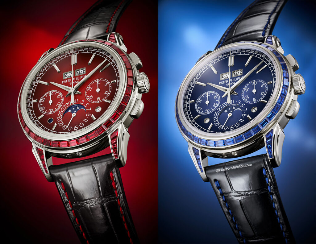 Nuevos Patek Philippe 5271P calendario perpetuo y cronógrafo con rubíes ...