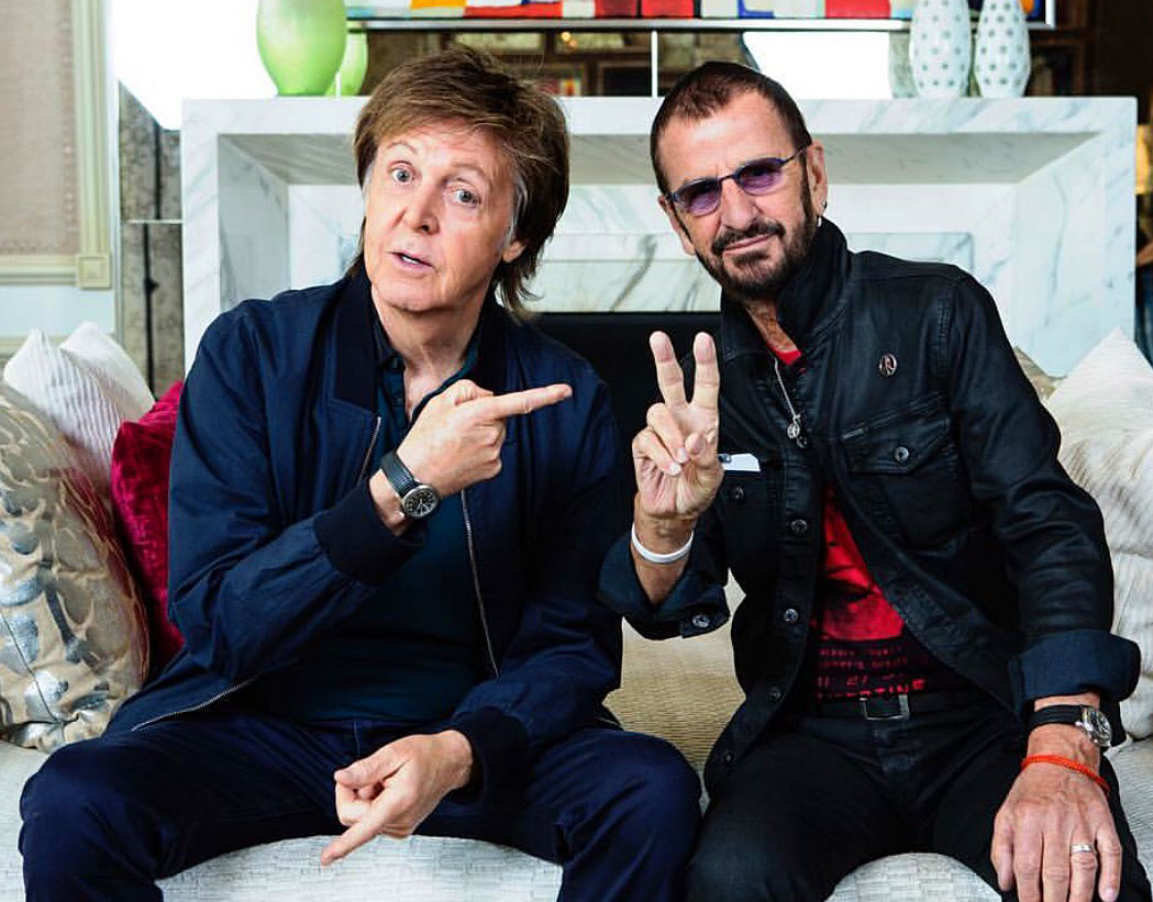 Paul y Ringo con Patek Philippe Aquanaut
