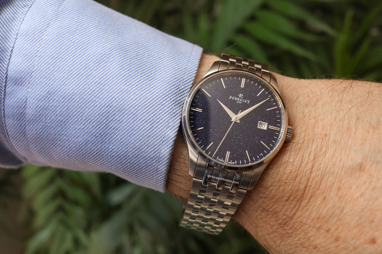 El Perrelet Weekend Aventurina con brazalete