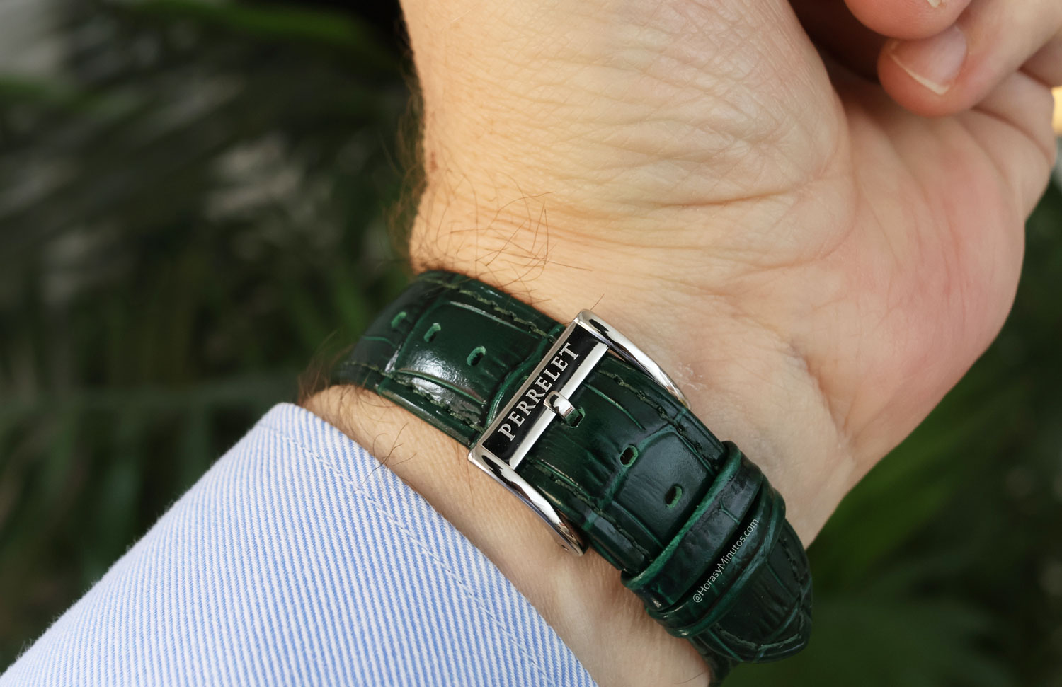 cierre del Perrelet Weekend Malaquita