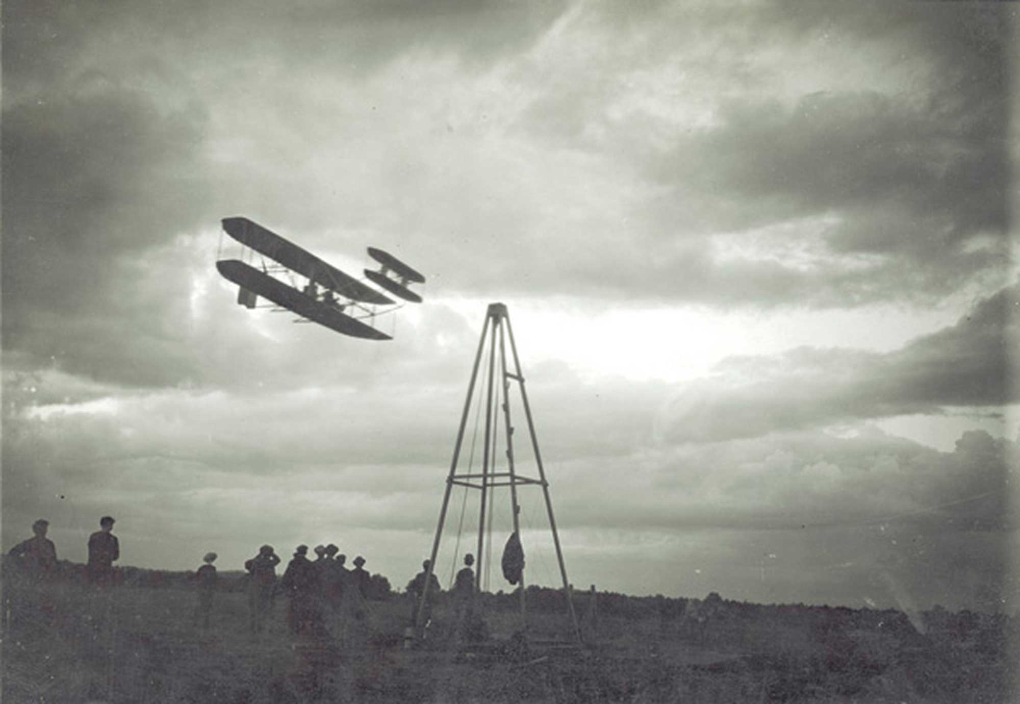 Primer vuelo de los hermanos Wright, en 1903, medido con un reloj Gallet