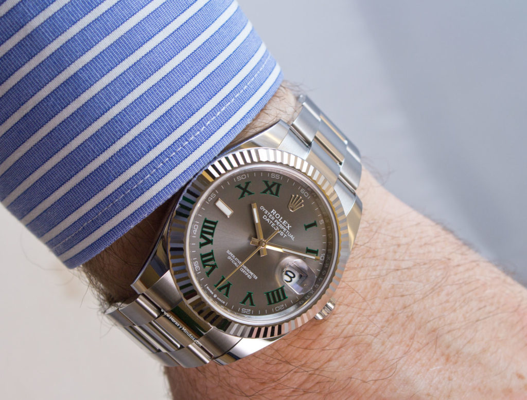 Rolex Datejust 41 mm Wimbledon: vídeo, fotos en vivo y precios | Horas