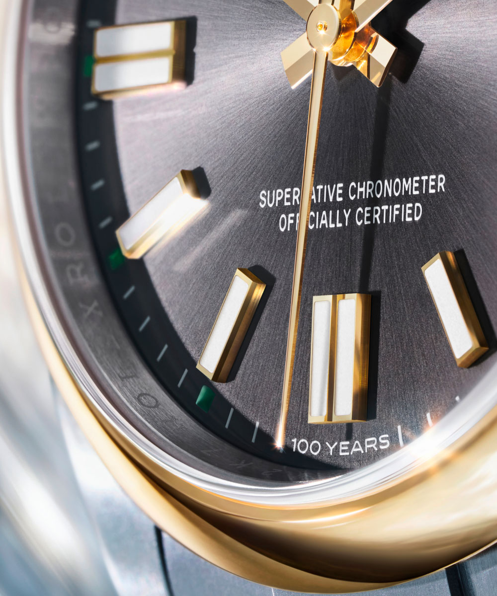 Detalle del Rolex Oyster Perpetual 41