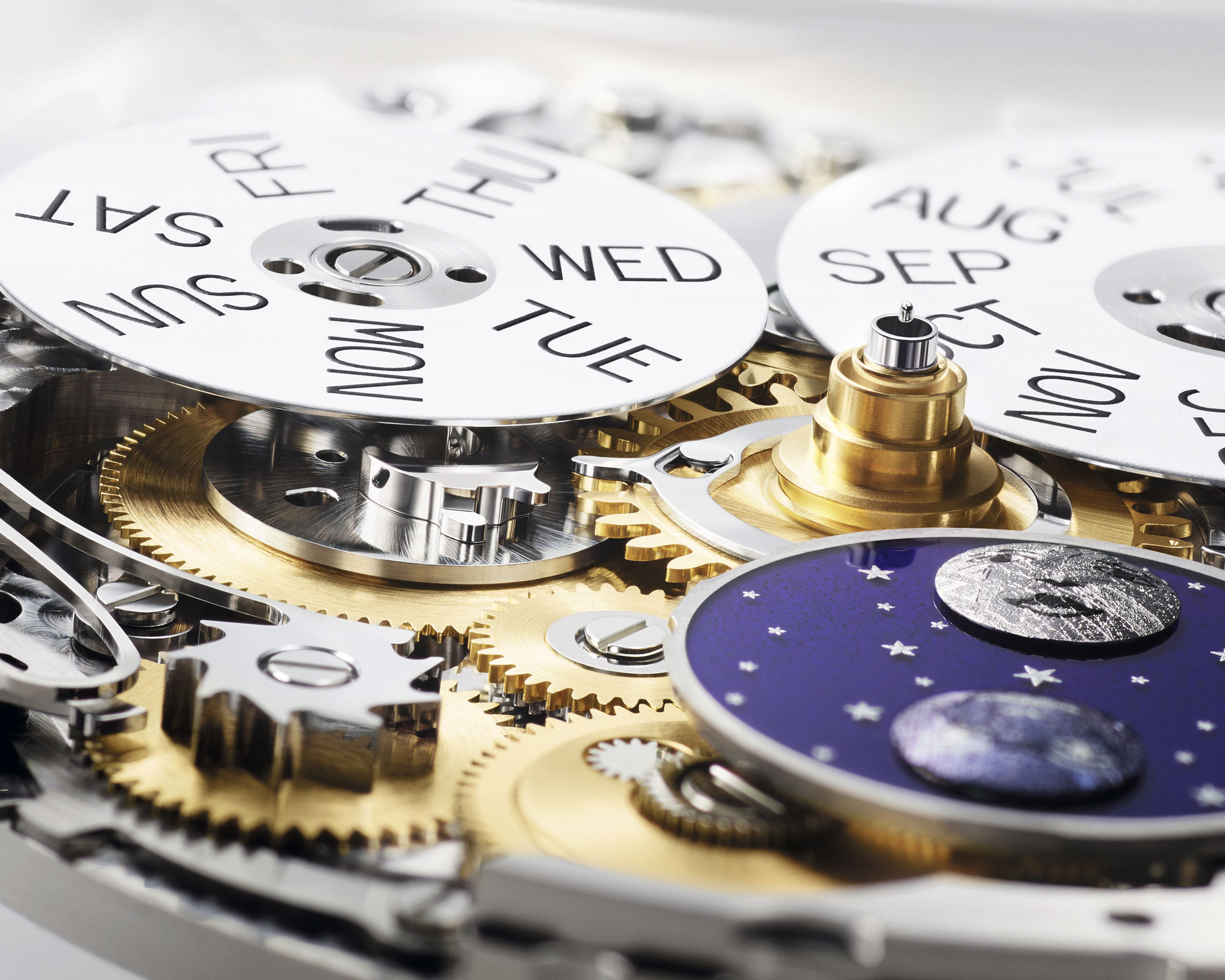Detalle del calibre 7190 del Rolex Perpetual Padellone