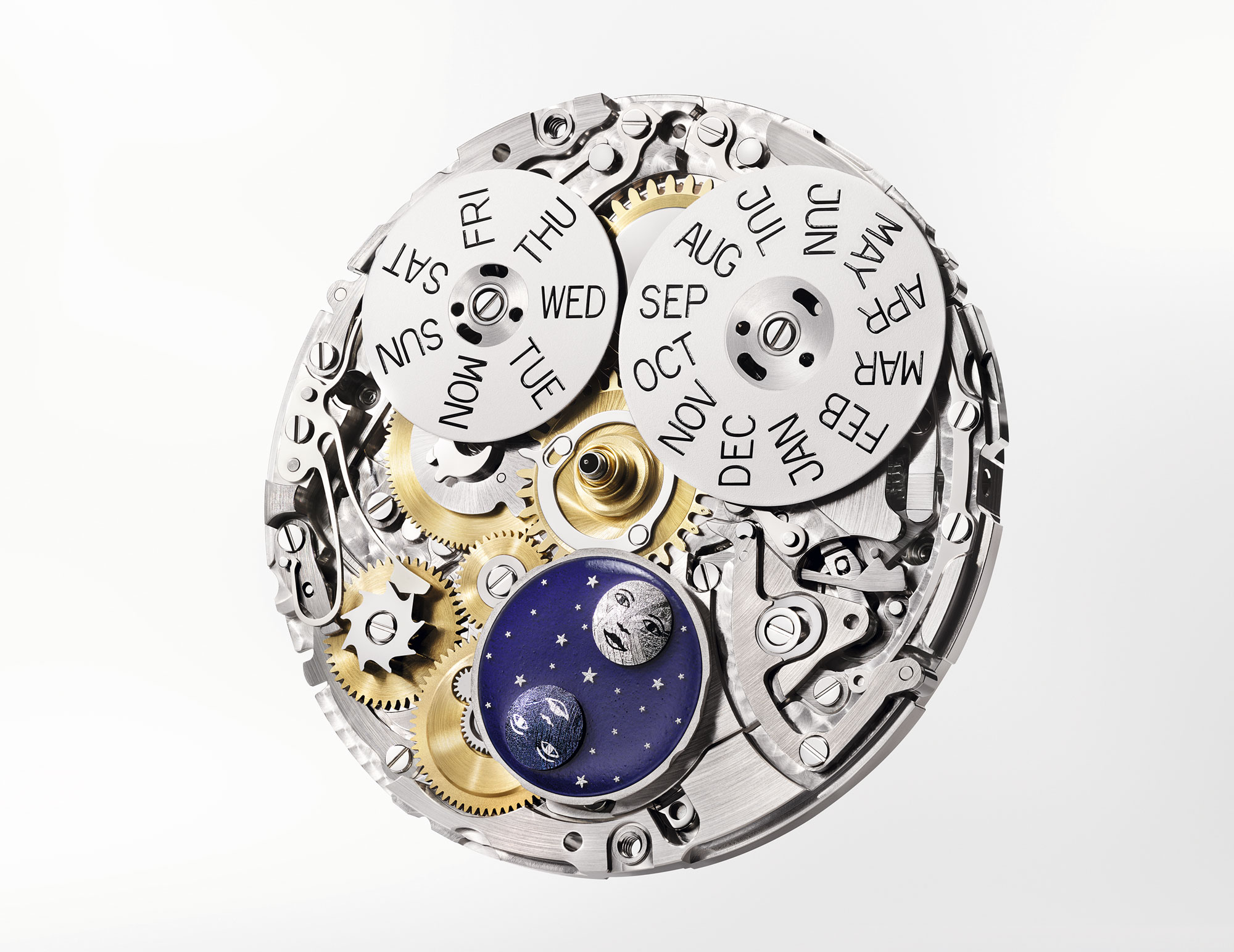 Frontal del calibre 7190 del Rolex Perpetual Padellone