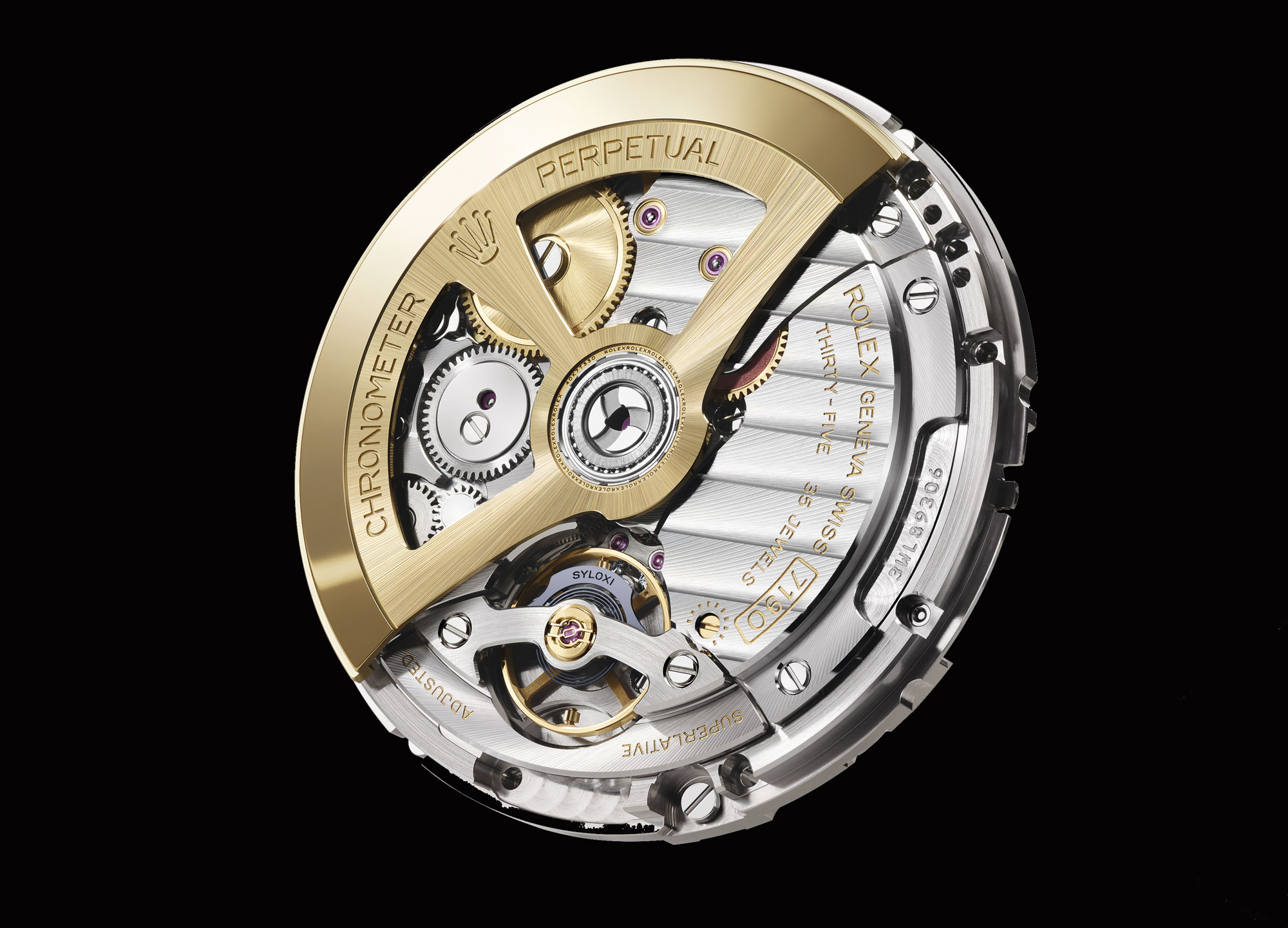 Calibre 7190 del Rolex Perpetual Padellone