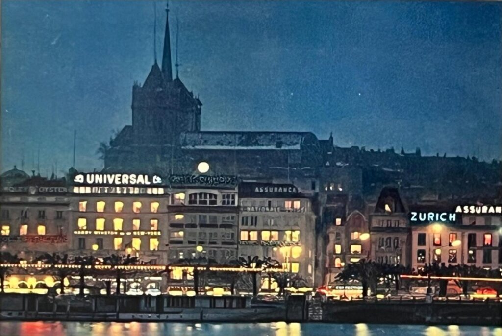 Sede de Universal Genève en la Rue du Rhône, 1965