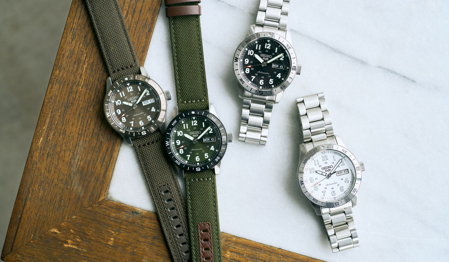 Seiko 5 Sports Field Series HDB009, HDB008, HDB006 y HDB007