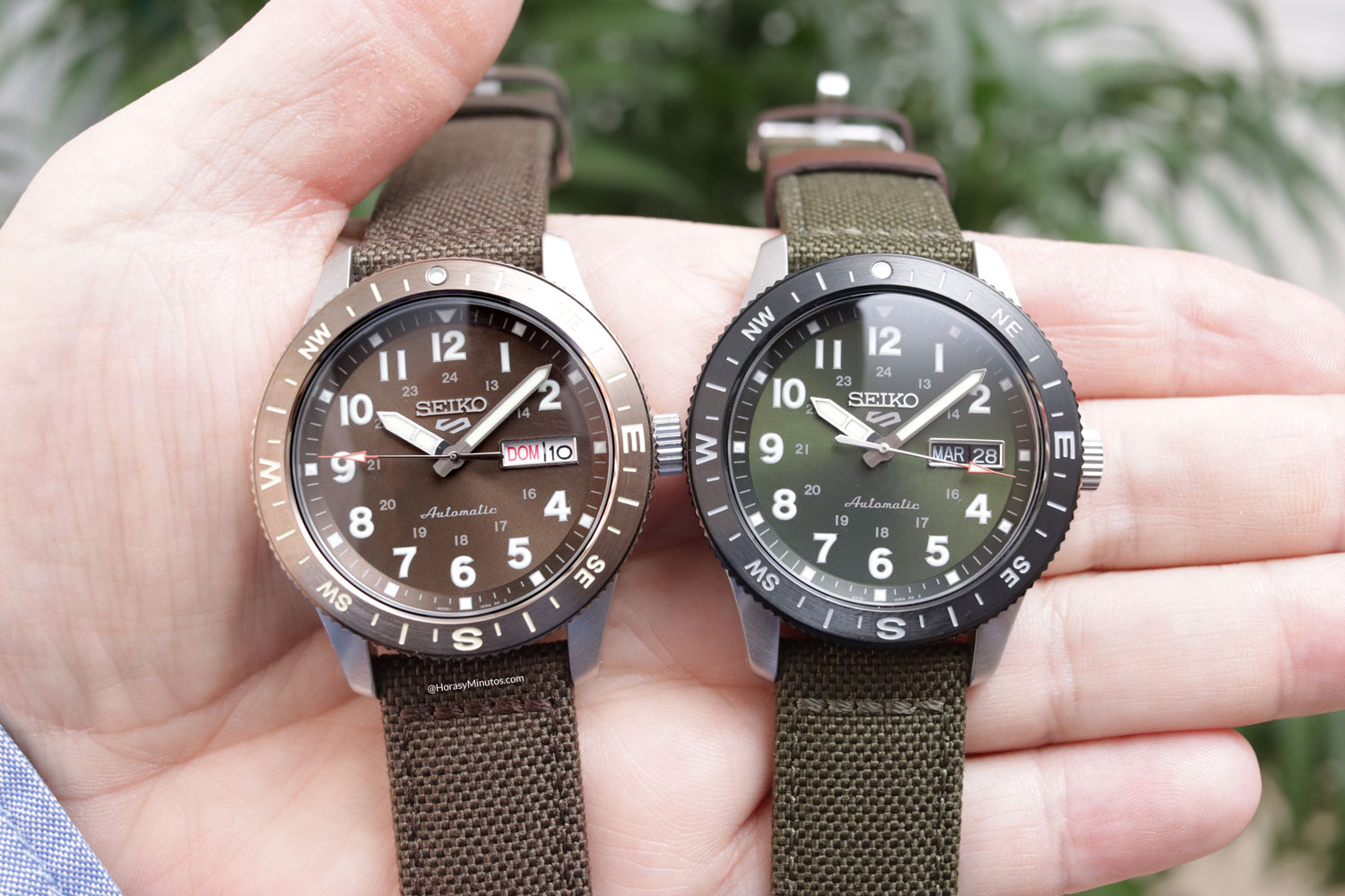 Seiko 5 Sports Field Series Brújula HDB009 y HDB008