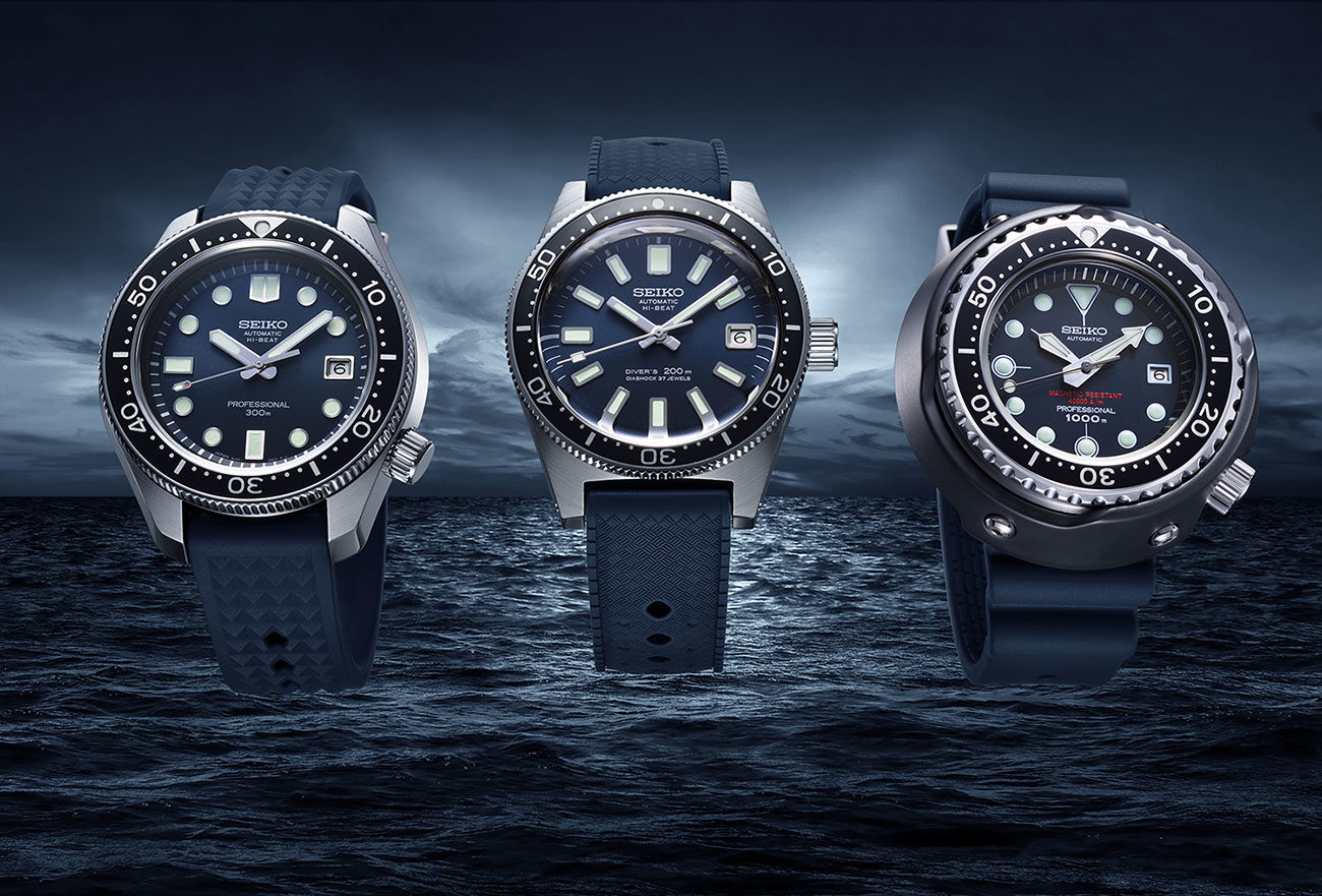 Seiko Diver’s 55th Anniversary Trilogy