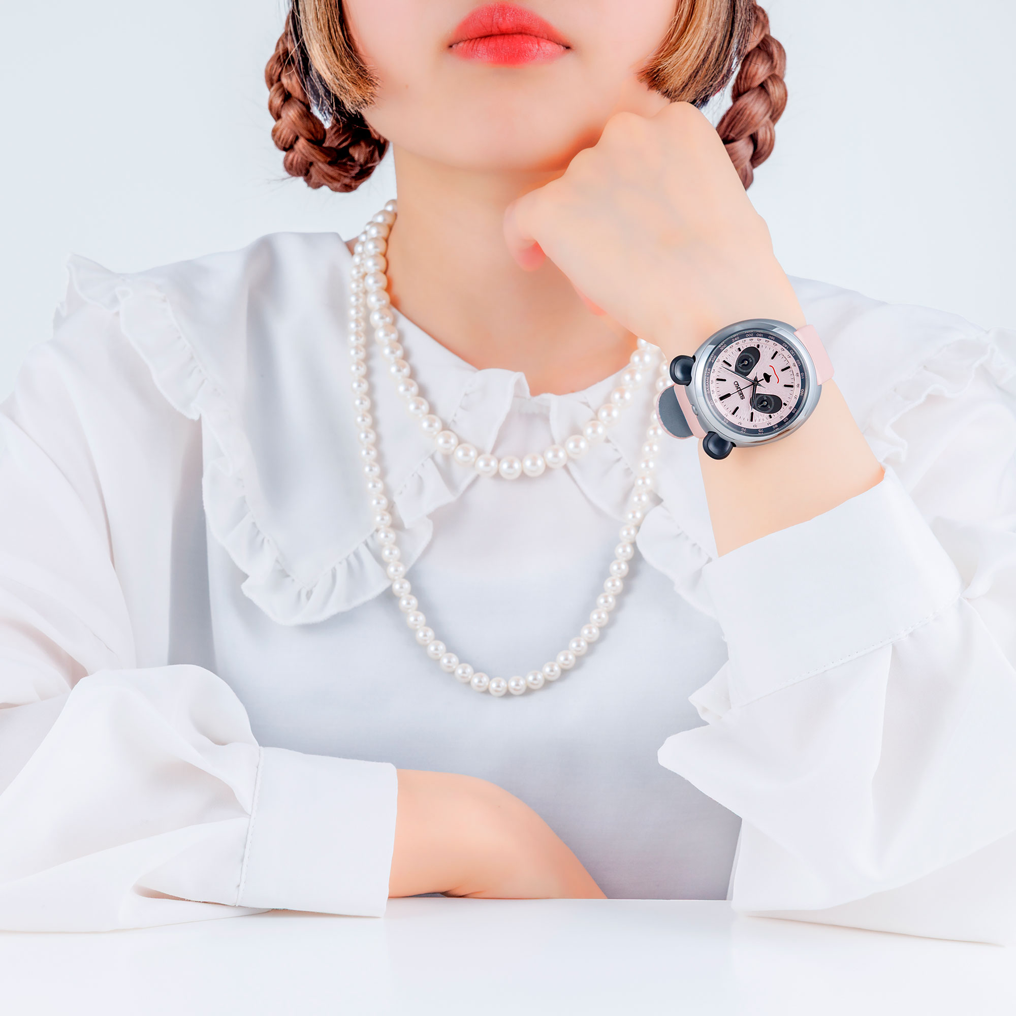 Así queda el Seiko Pandagraph rosa