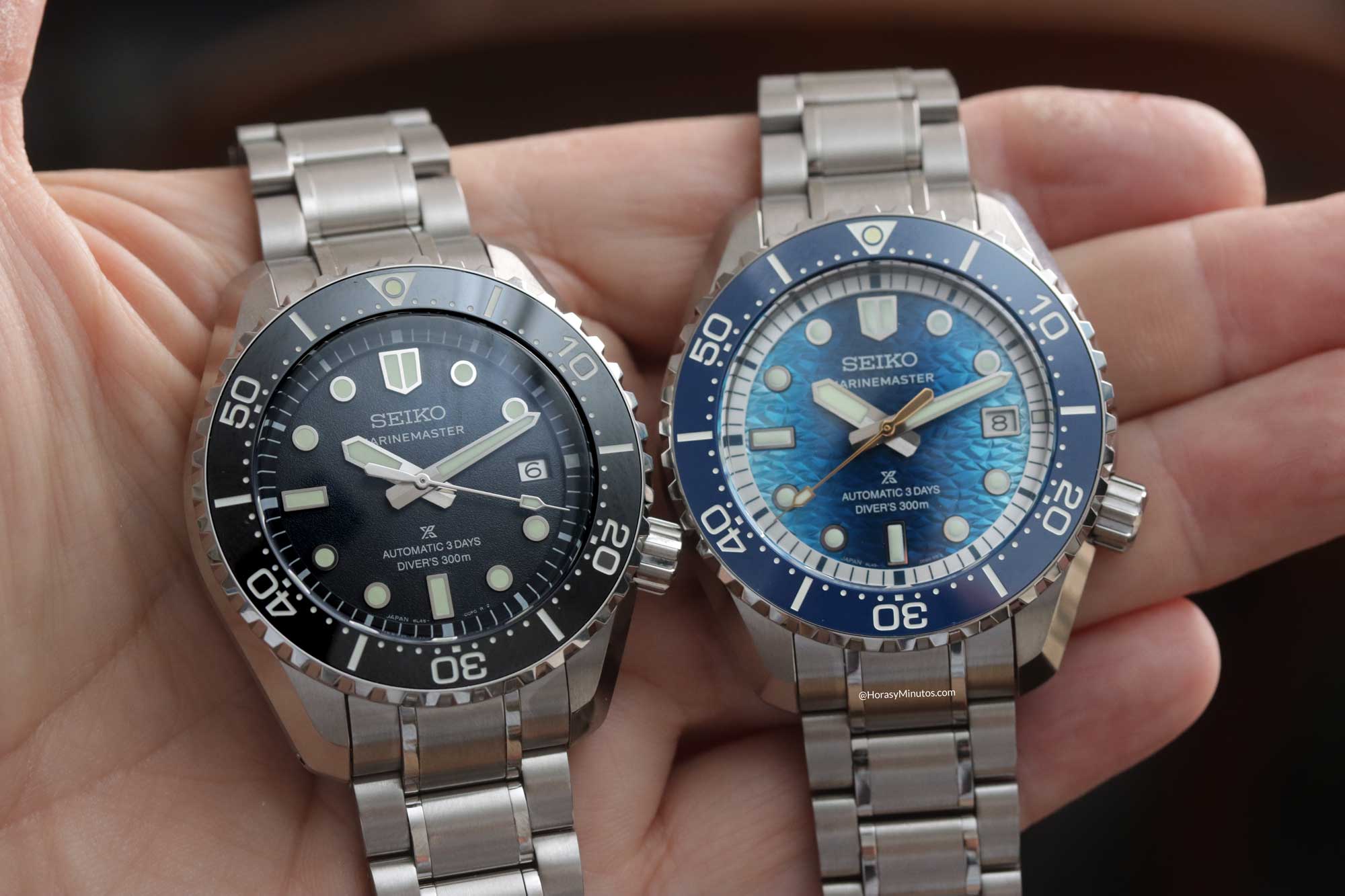 Los dos Seiko Prospex Marinemaster 1968 Heritage
