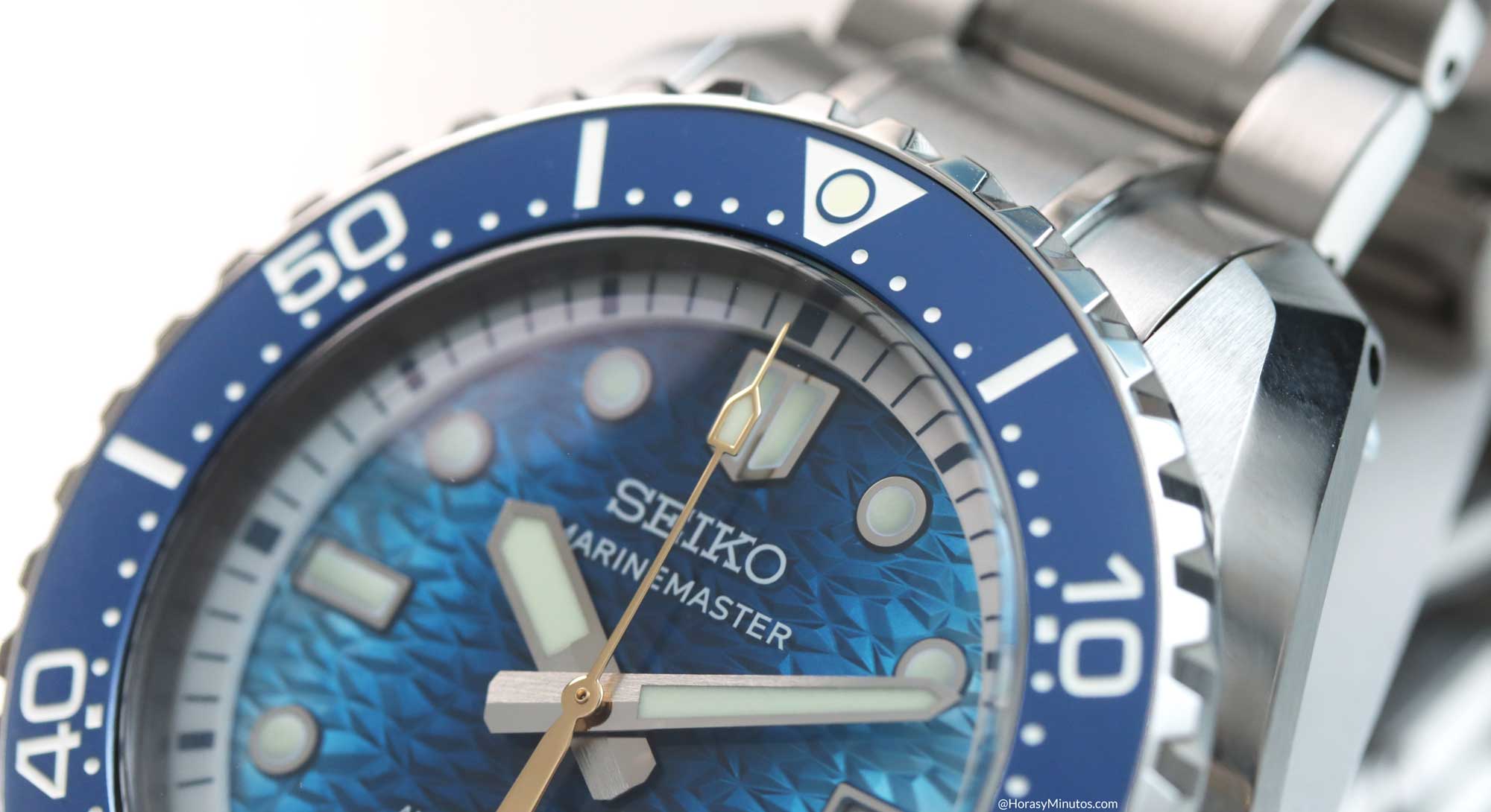 Bisel cerámico del Seiko Prospex Marinemaster 1968 Heritage Divers Watch Edición Limitada JAMSTEC HBF002