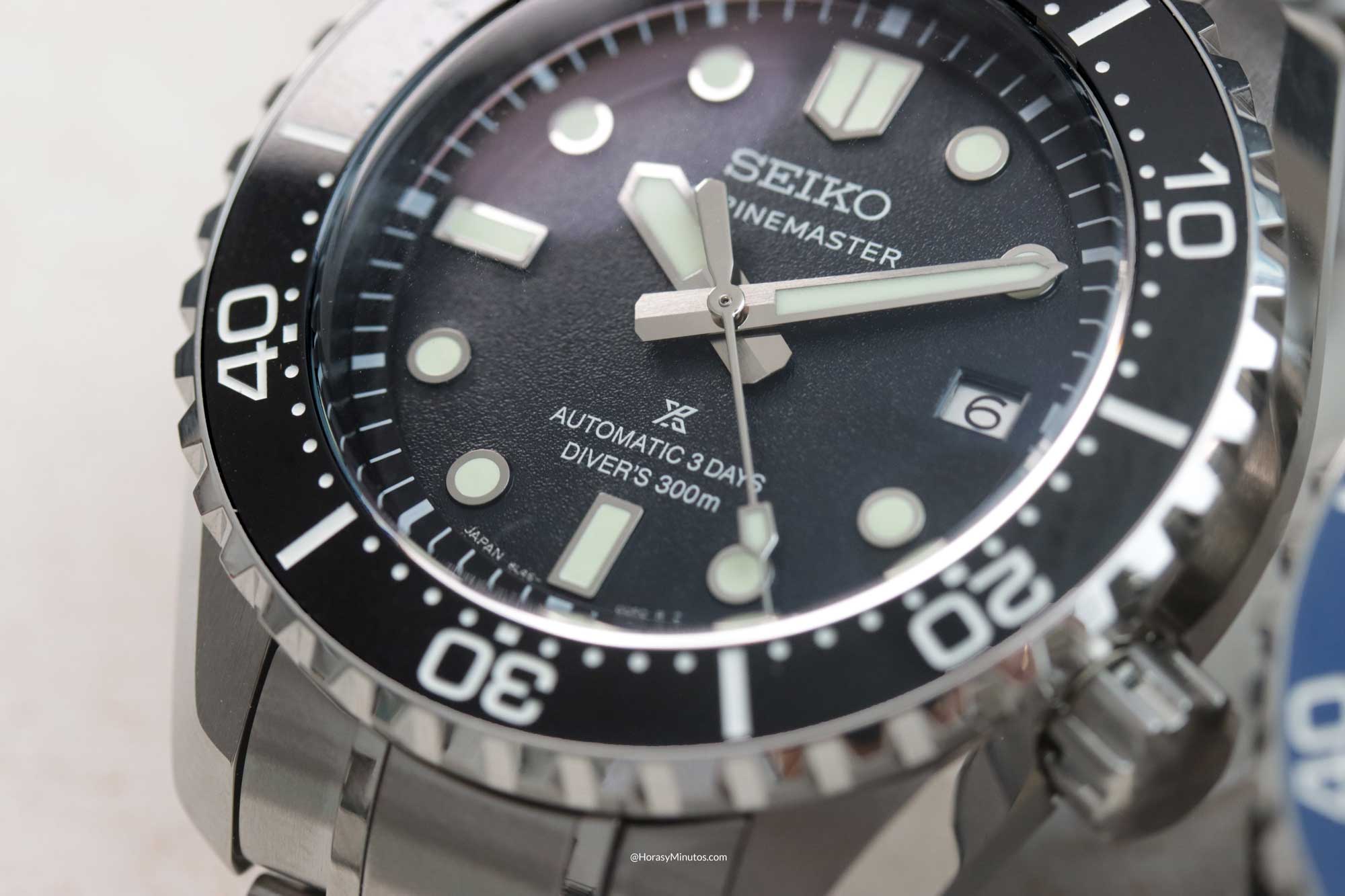 Esfera del Seiko Prospex Marinemaster 1968 Heritage Divers Watch HBF001