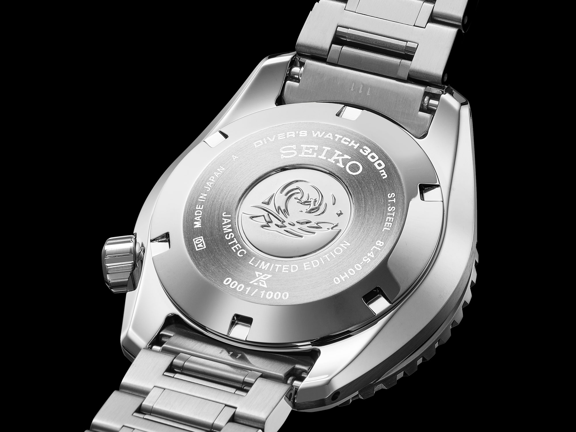 Trasera del Seiko Prospex Marinemaster 1968 JAMSTEC