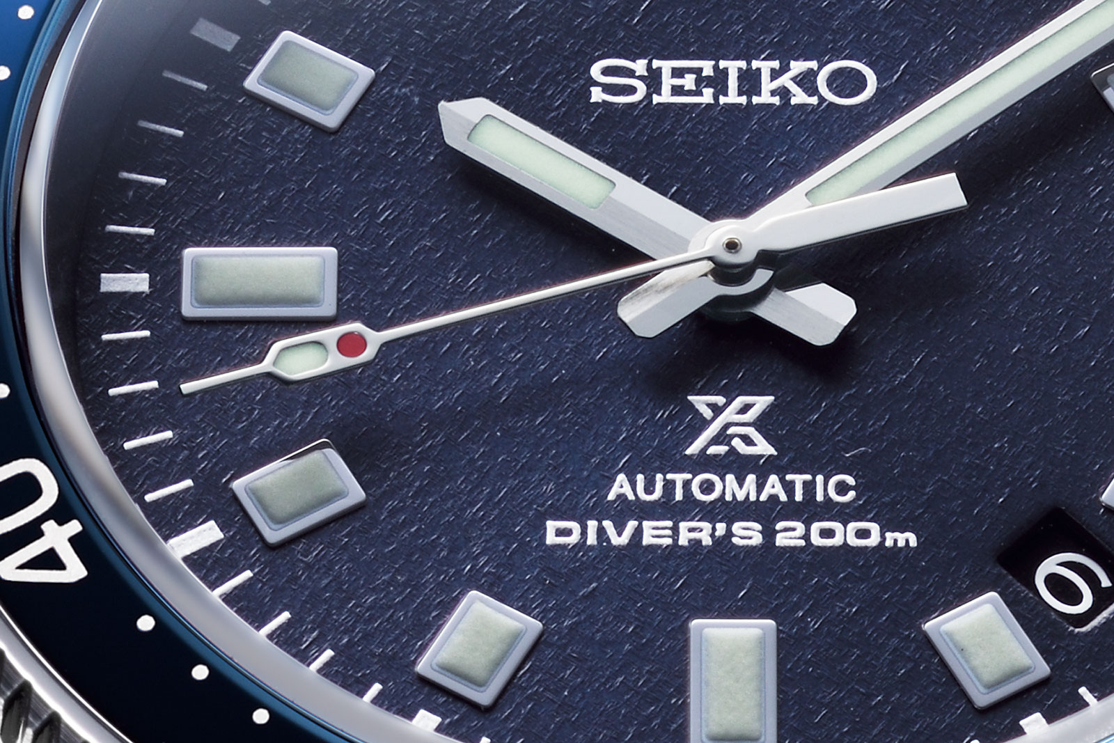 Detalle de la esfera del Seiko Prospex Naomi Uemura 80 Aniversario Limited Edition SLA049