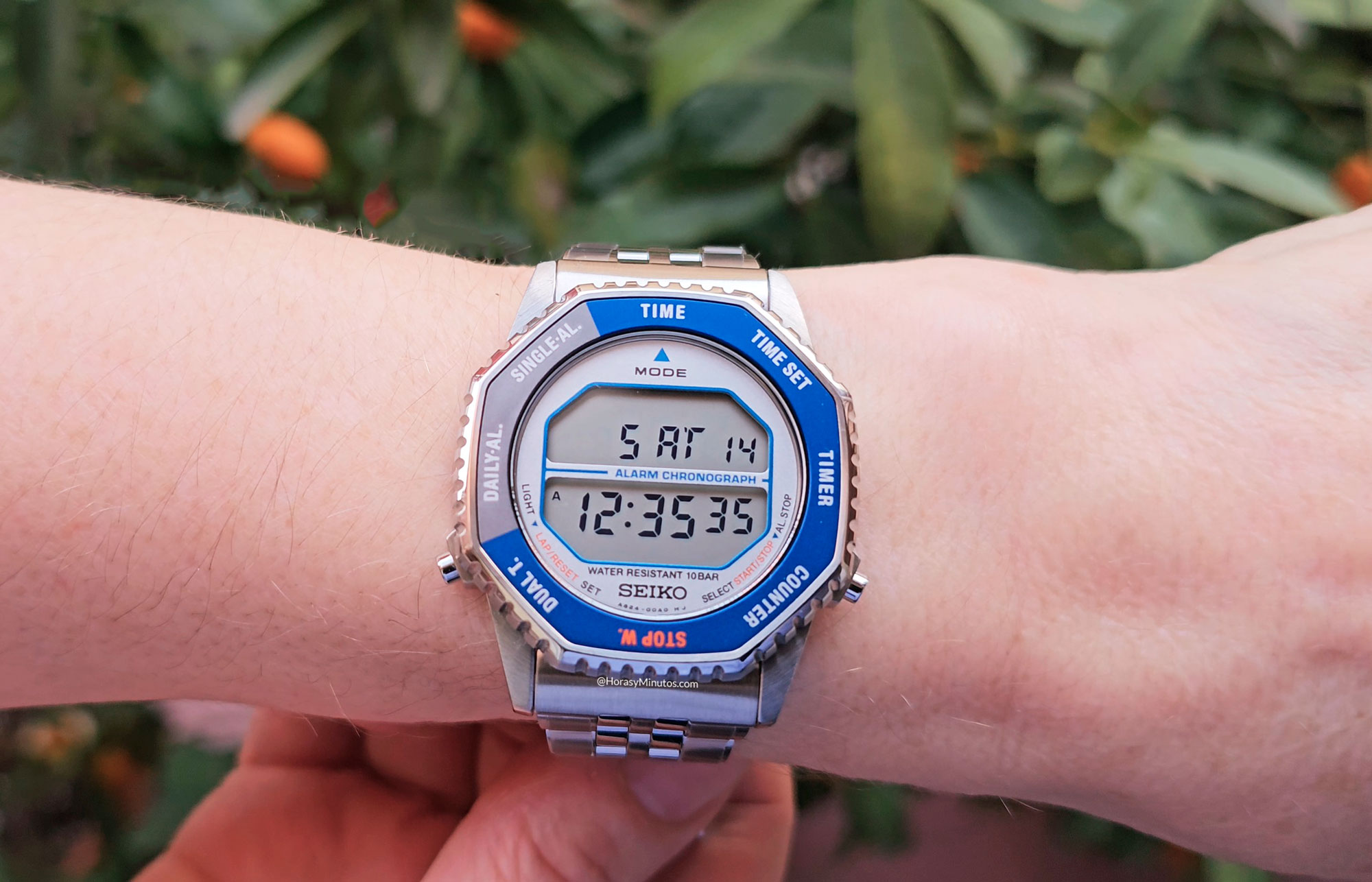 Seiko Rotocall en muñeca de mujer