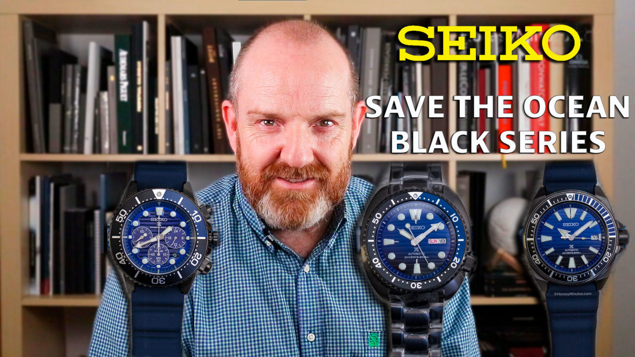 Seiko Save The Ocean Black Series