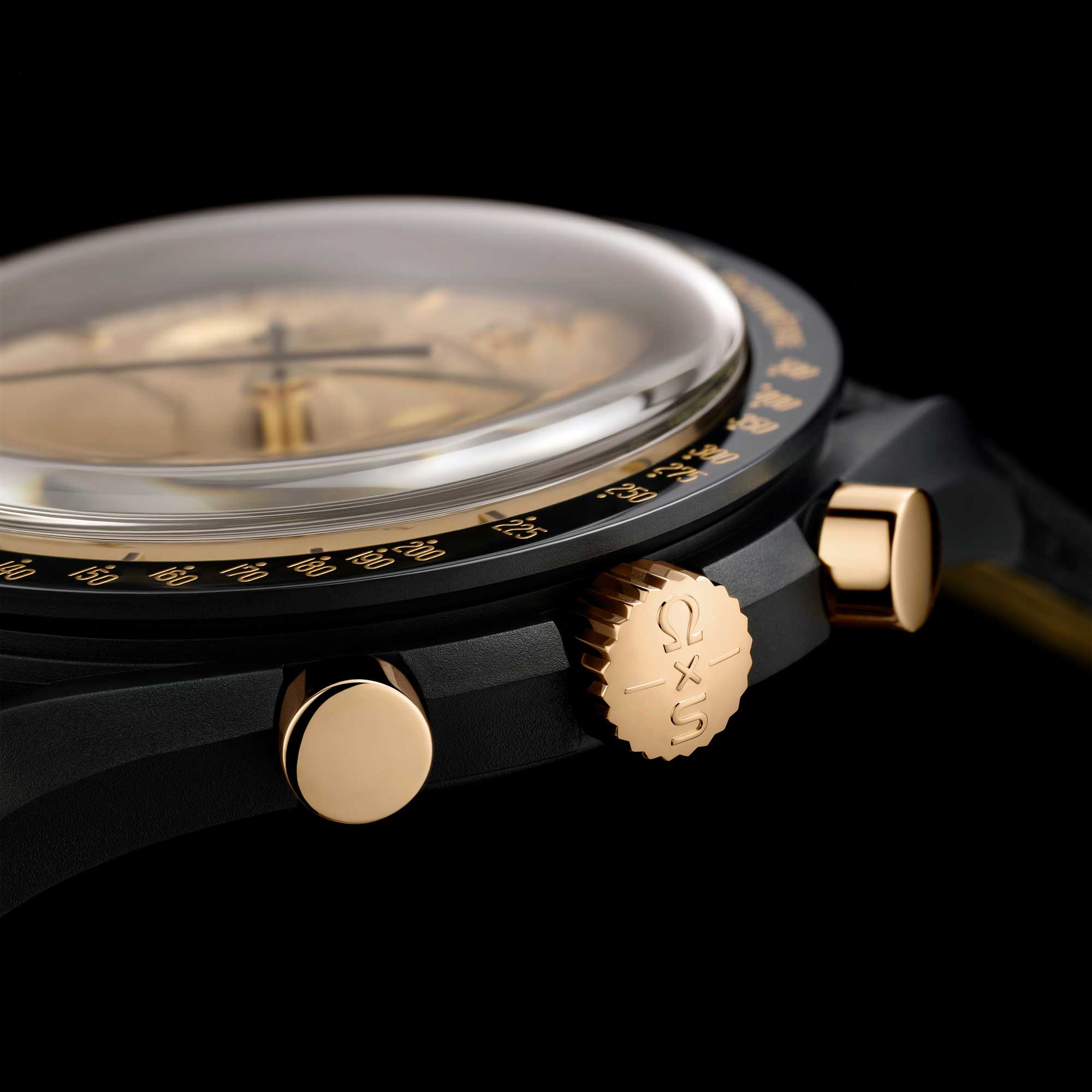 Pulsadores del Swatch Mission to the Moon 1969