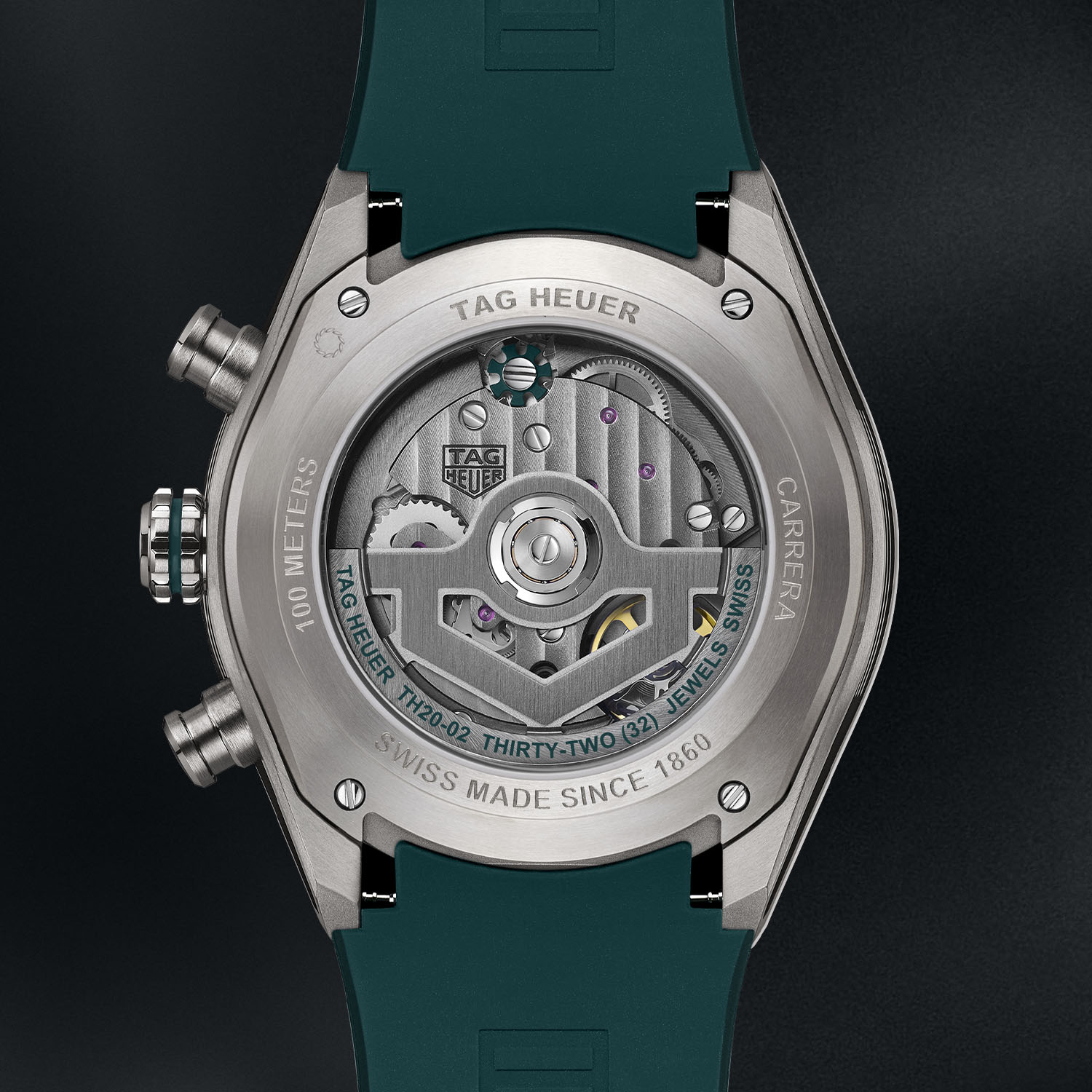Calibre TH20-02 del TAG Heuer Carrera Chronograph Extreme Sport Twin Time