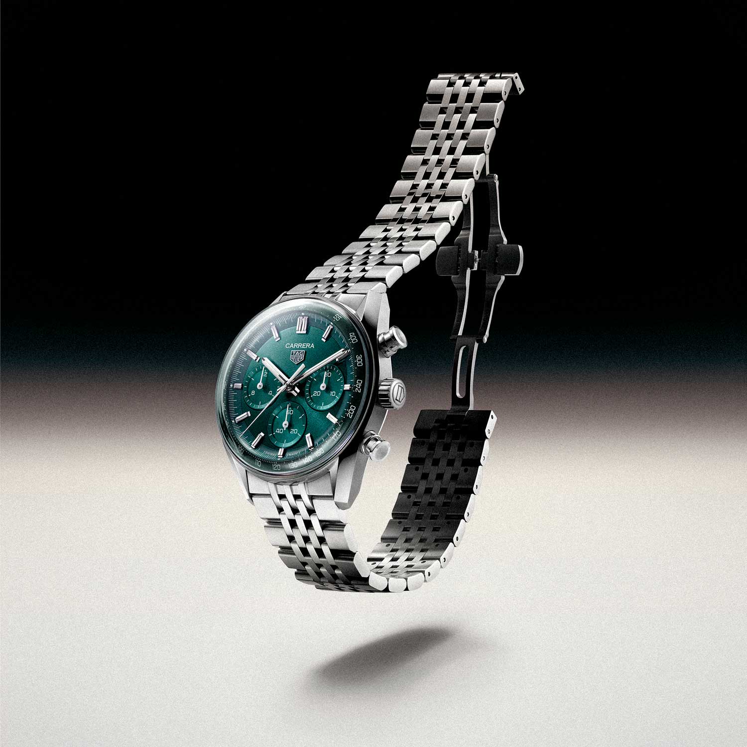 TAG Heuer Carrera Chronograph Glassbox 41 mm verde