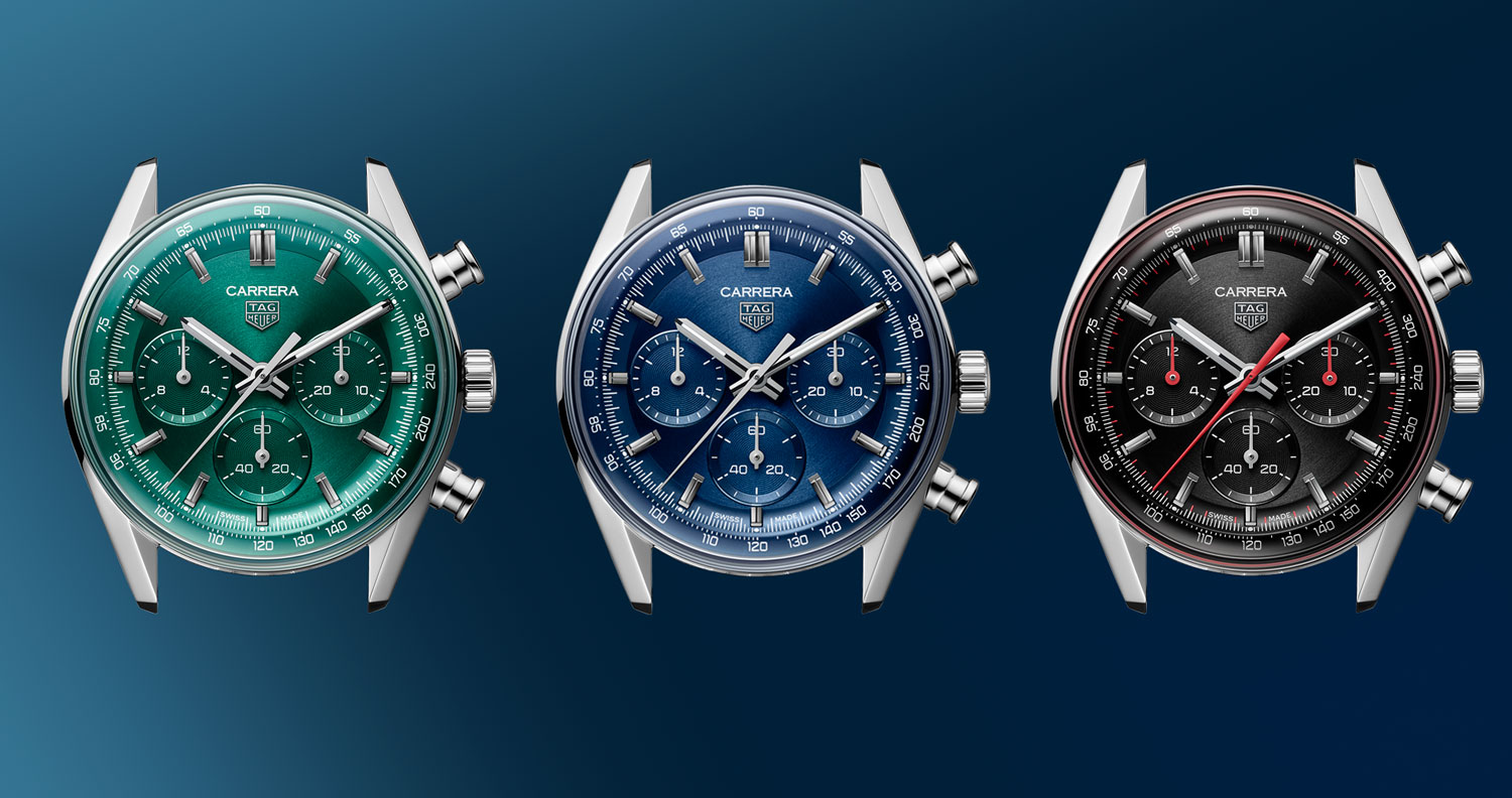 Esferas del TAG Heuer Carrera Chronograph Glassbox 41 mm