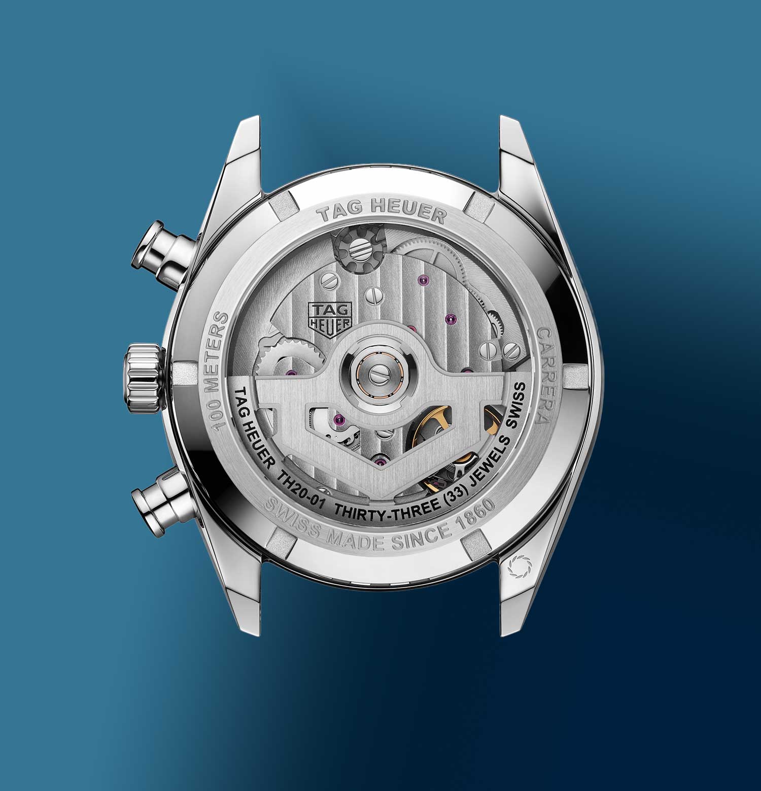 Calibre TH 20-01 del TAG Heuer Carrera Chronograph Glassbox 41 mm