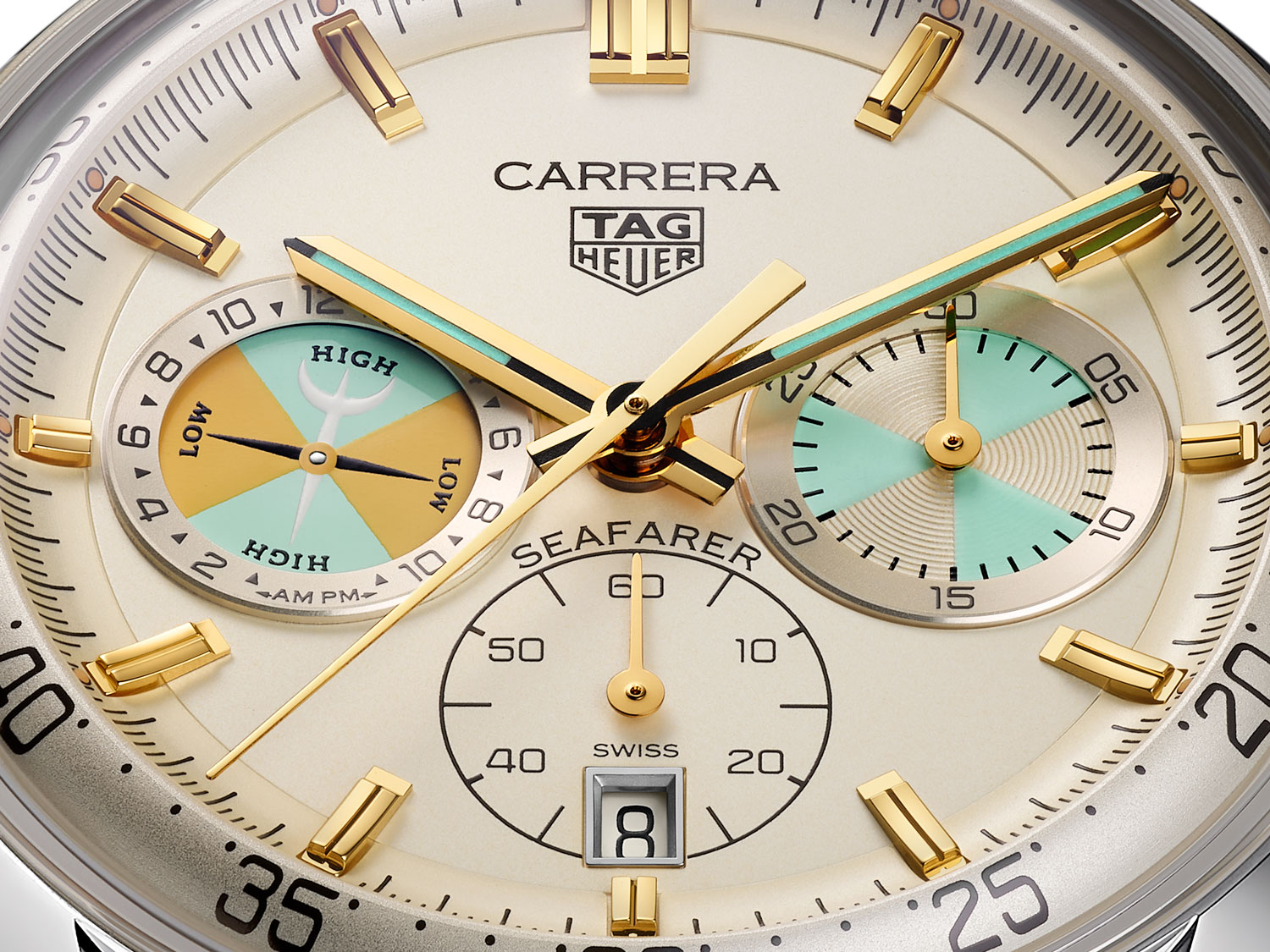 Esfera del TAG Heuer Carrera Chronograph Seafer