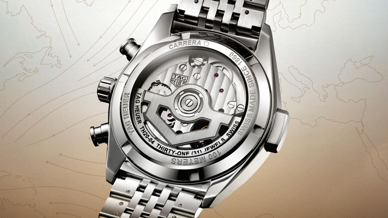 Calibre TH-20 del TAG Heuer Carrera Chronograph Seafer
