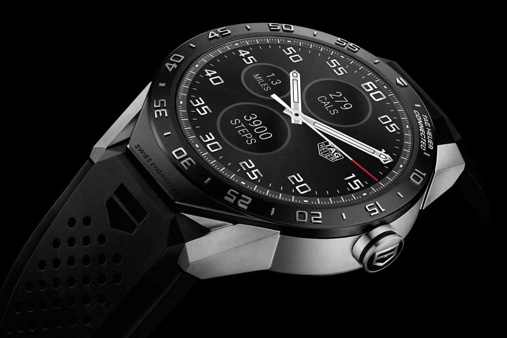 TAG Heuer Connected cronografo lateral