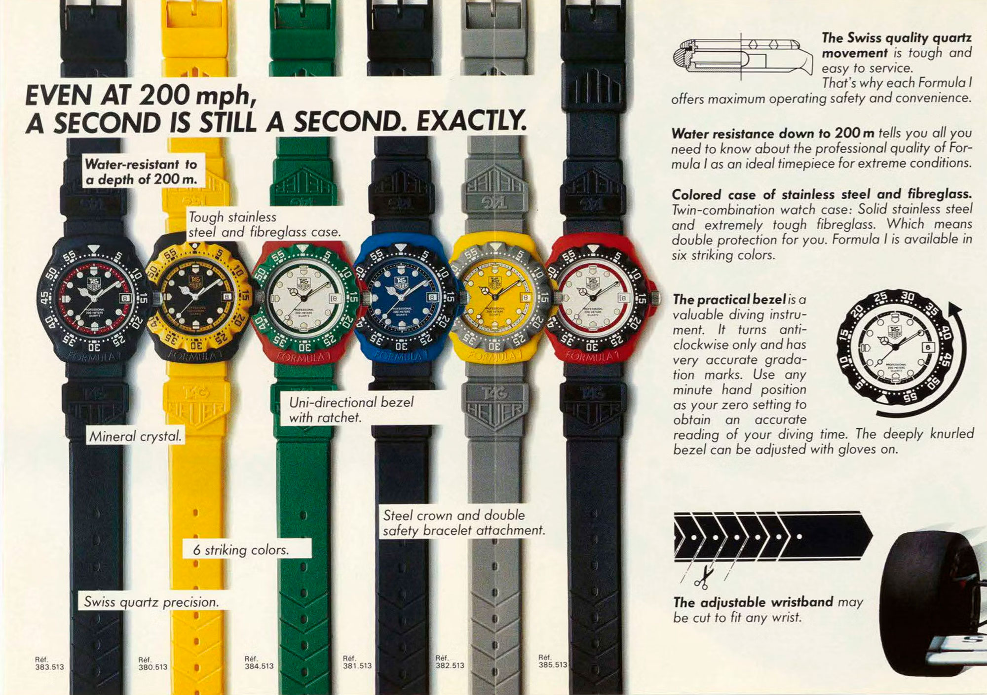 Anuncio de los TAG Heuer Formula 1