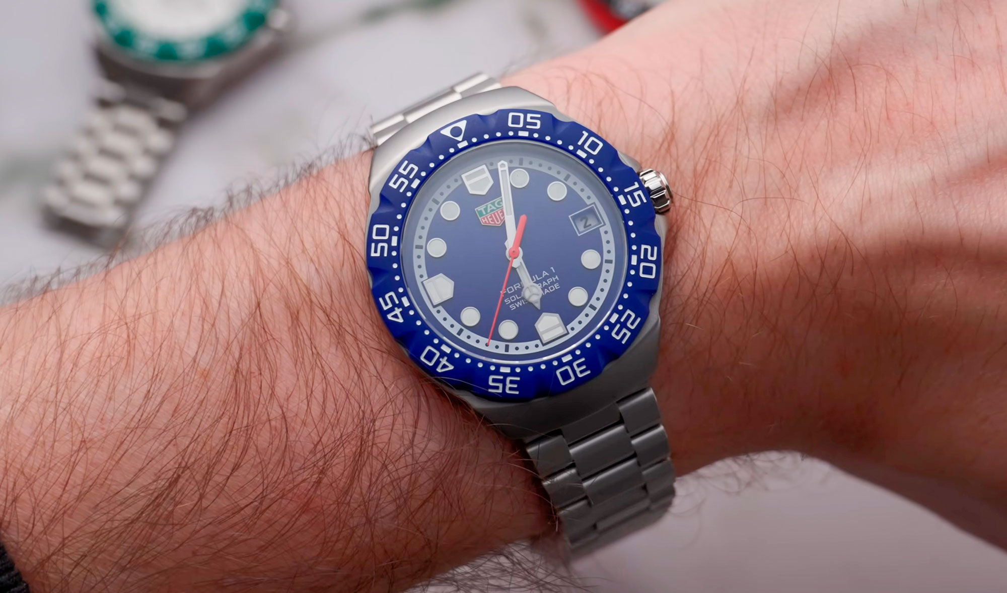 TAG Heuer Formula 1 Solargraph azul con brazalete
