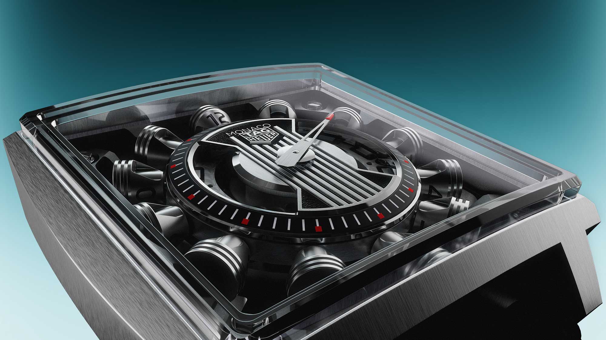 Esfera del TAG Heuer Monaco Speed 12