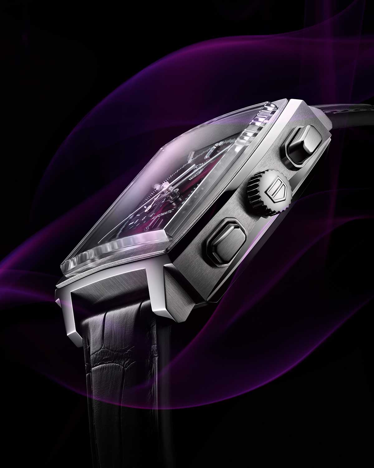Perfil del Tag Heuer Monaco Purple Dial Limited Edition