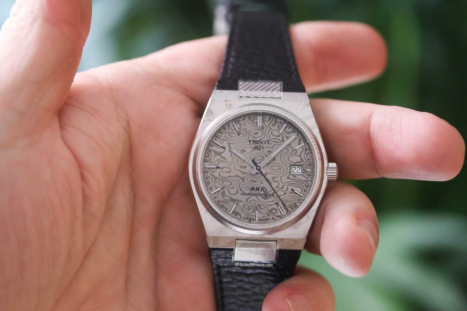 Tissot PRX 38 mm acero damasco