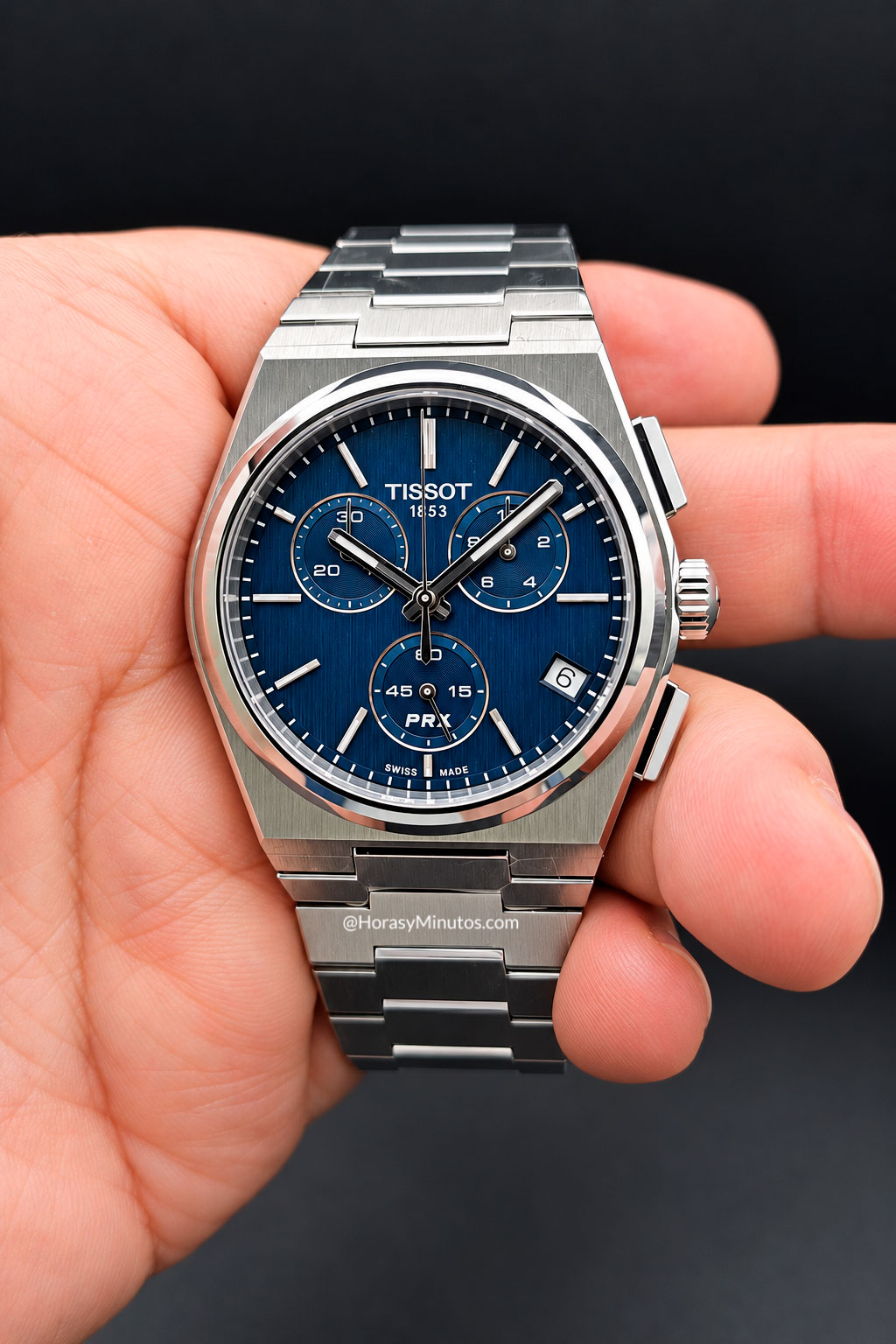 Tissot PRX Cronógrafo Cuarzo azul