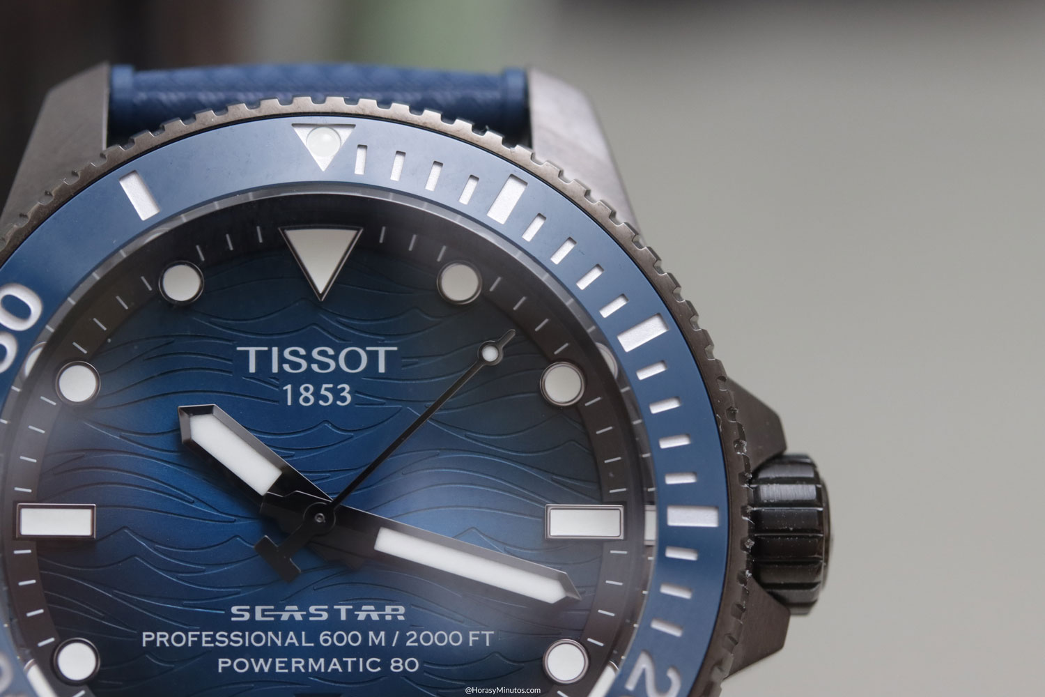 Bisel de cerámica del Tissot Seastar 2000 Professional