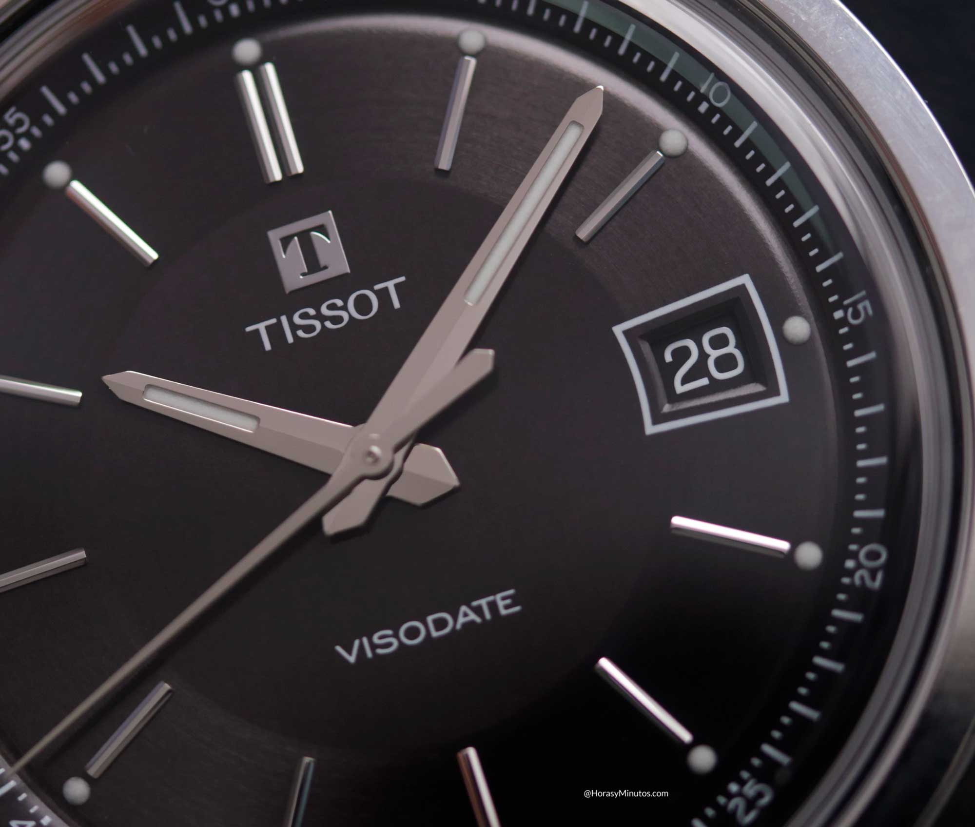 Esfera del Tissot Visodate 2026 negro